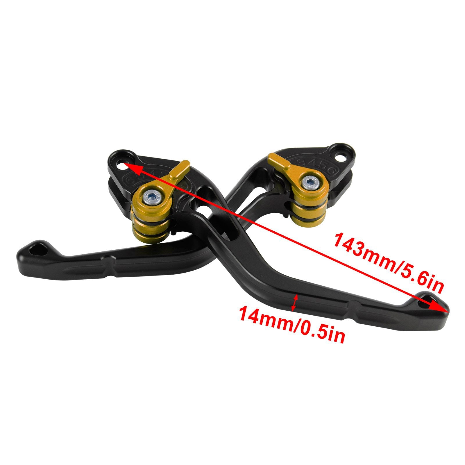 NEW Short Clutch Brake Lever fit for Suzuki GSF650 GSXR1300 DL1000 Gold
