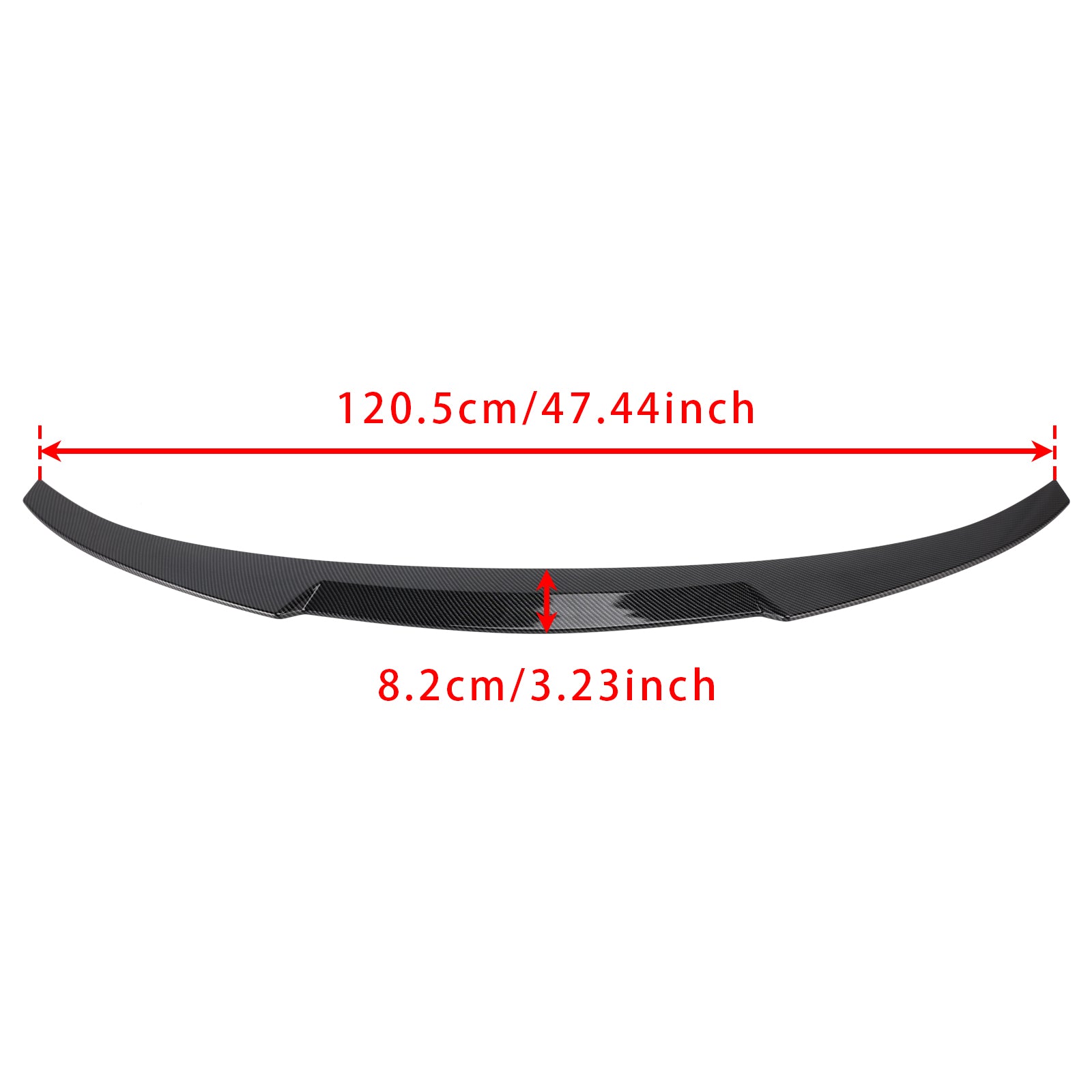 2014-2020 BMW 4 Series F36 4DR Coupe M4 Style Carbon Fiber Look Rear Boot Spoiler