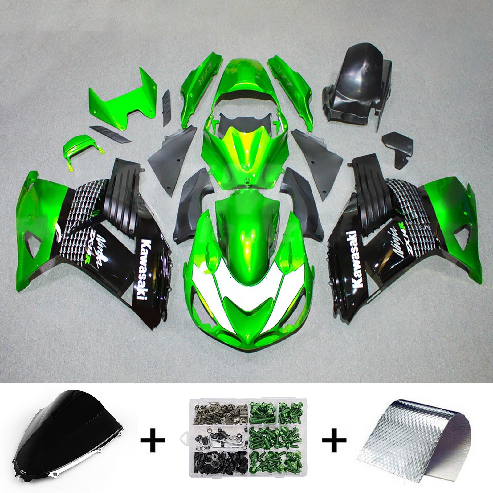 Injection Fairing Kit Bodywork fit For Kawasaki ZX14R ZZR1400 2012-2026