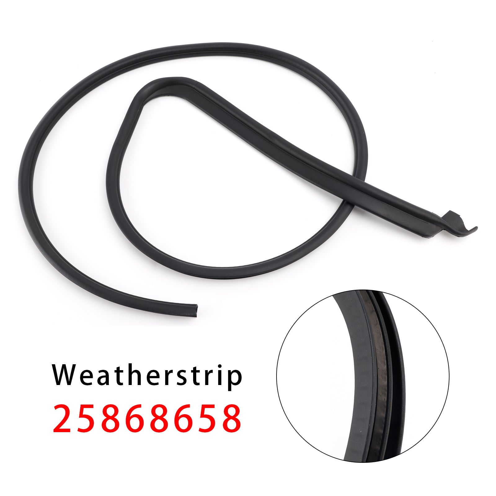 2003-2009 Hummer H2 Right Door Weatherstrip 25868658