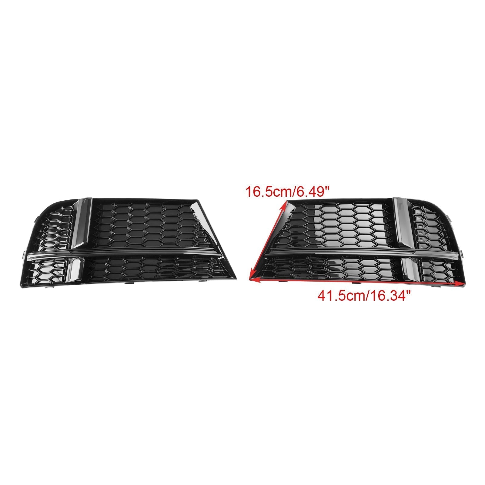2016.77-2020 AUDI A3 8V S-LINE SPORTBACK S3 Front Fog Light Cover Bezel Grill Grille 8V3807682 8V3807681