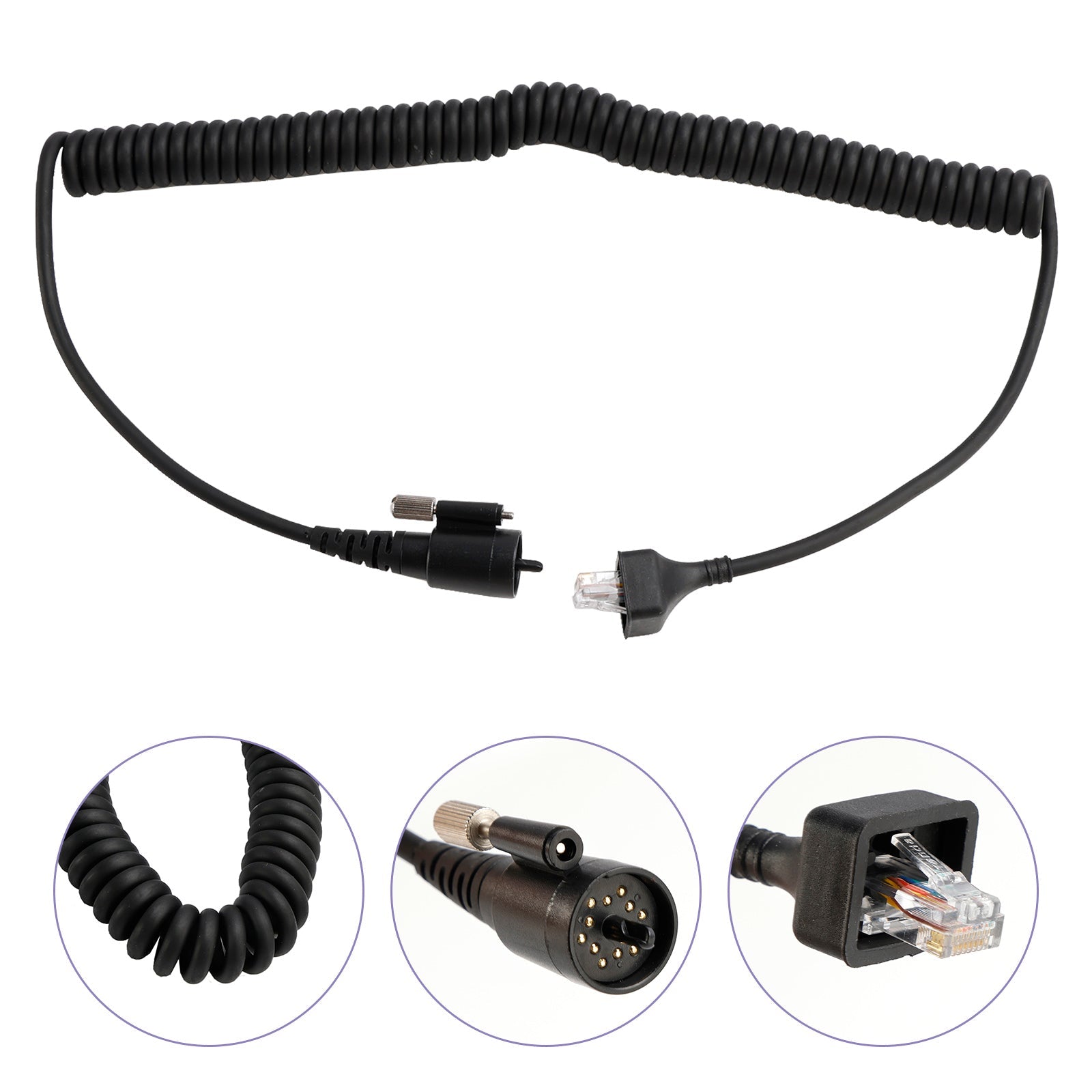 KMC27 Microphone Hand Microphone Cable For KENWOOD TK-690 TK-790 TK-890 TK-5710