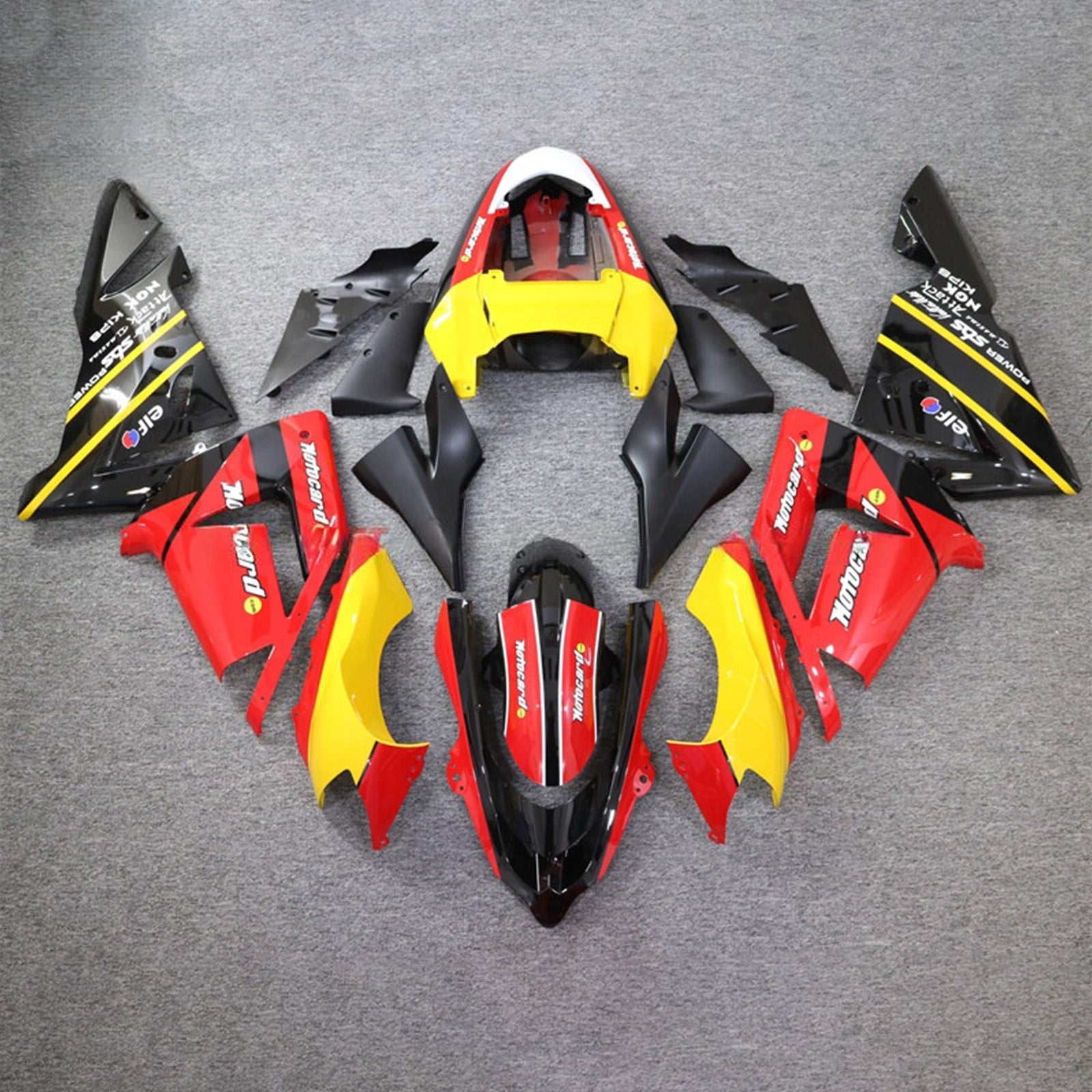 Injection Fairing Kit Bodywork Plastic ABS fit For Kawasaki ZX10R 2004-2005