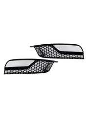 2013-2016 Audi A3 8V Sedan Gloss Black Front Fog Light Grill Covers