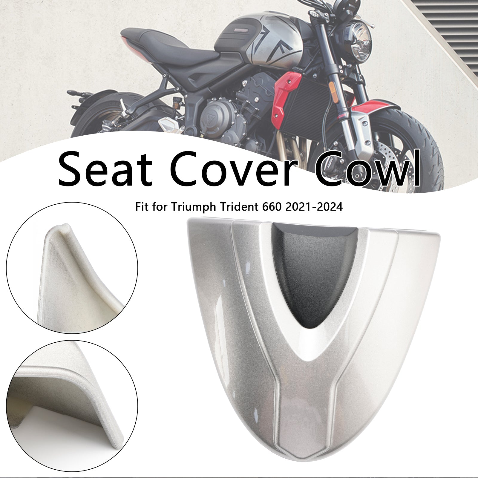 2021-2024 Trident 660 Tail Rear Seat Cover Fairing Cowl