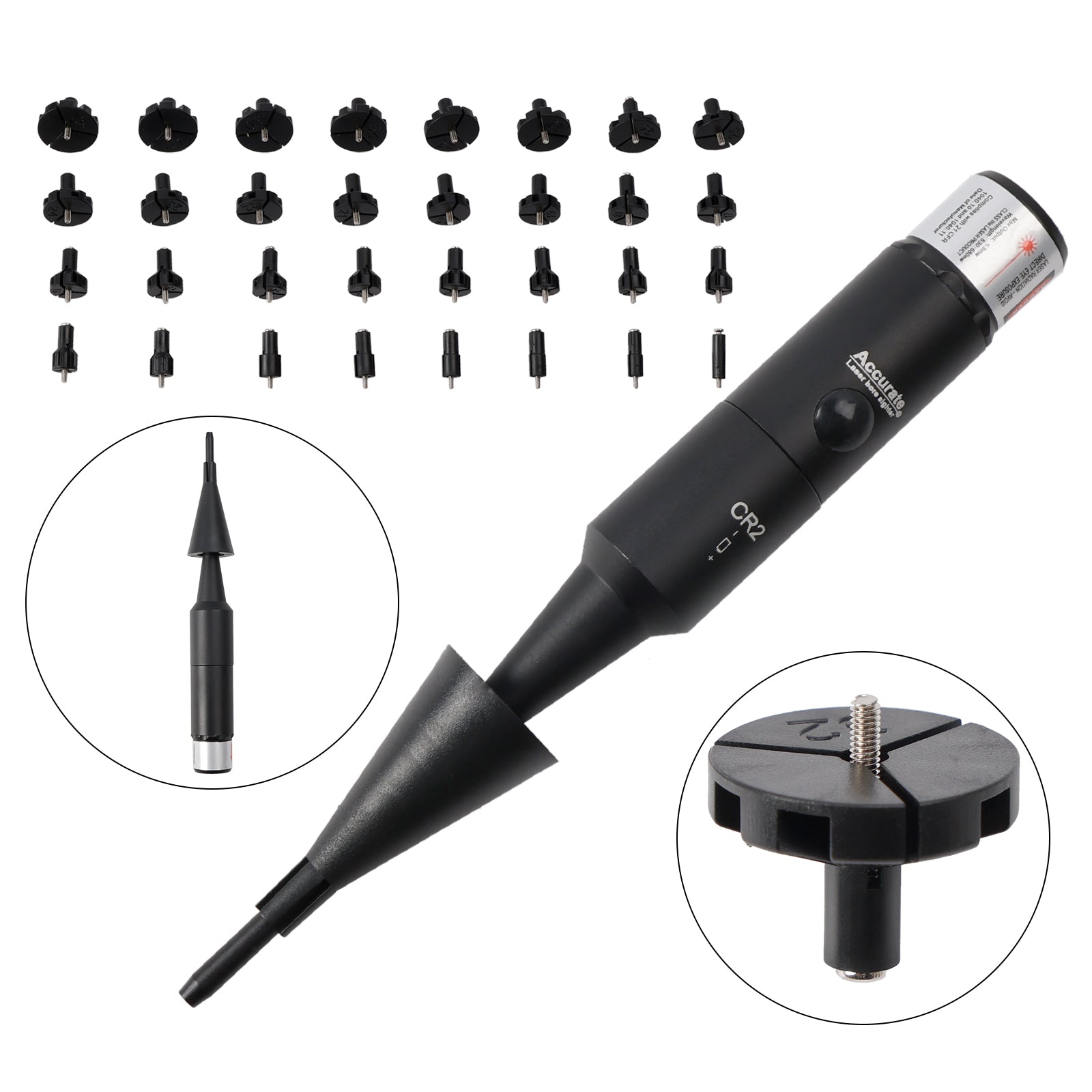 Professional Laser Bore Sight Kit Multiple Caliber Upgraded Red Bore Sighter