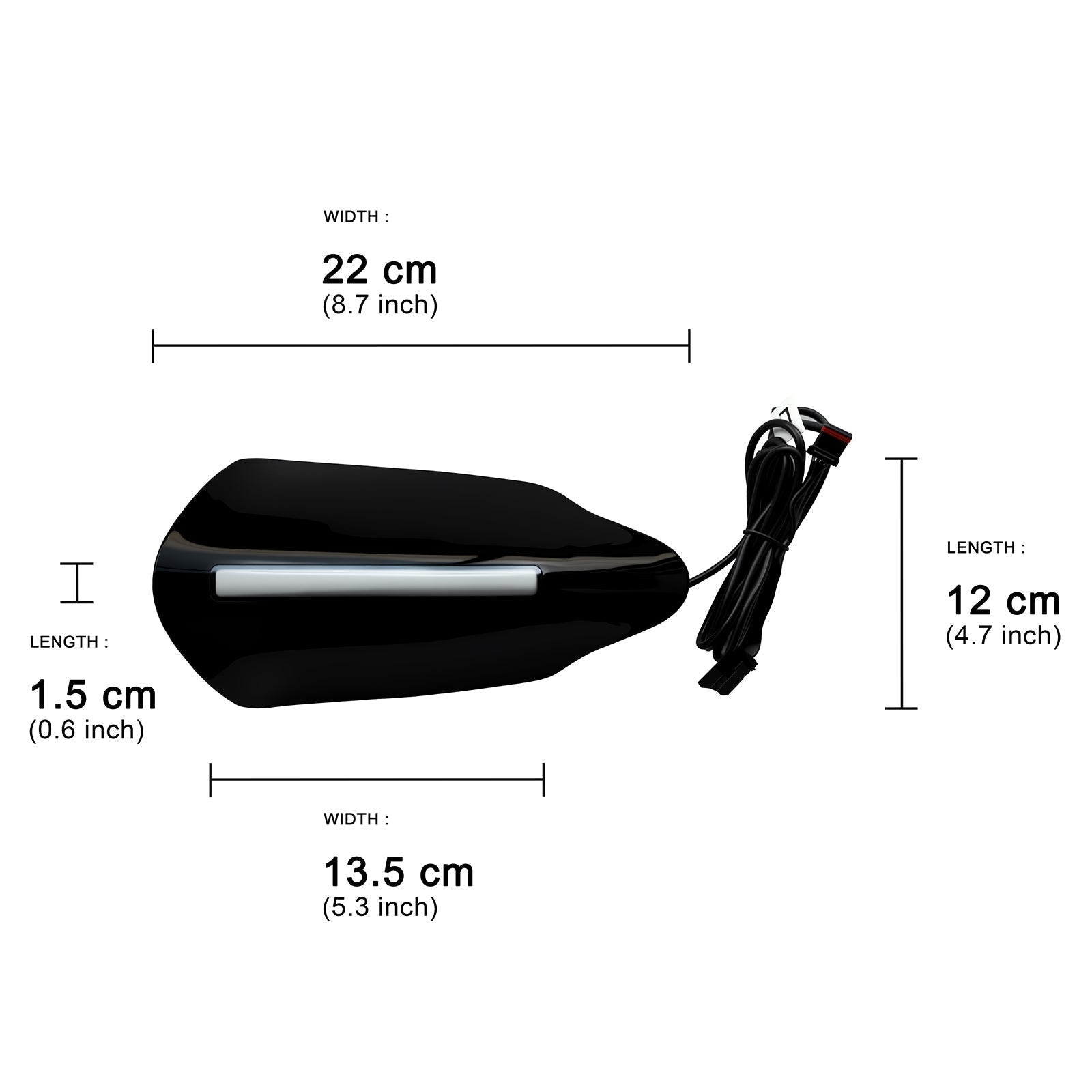 2018-2020 Touring Road Glide CVO/SE - FLTRXSE Handguard w/ turn signal