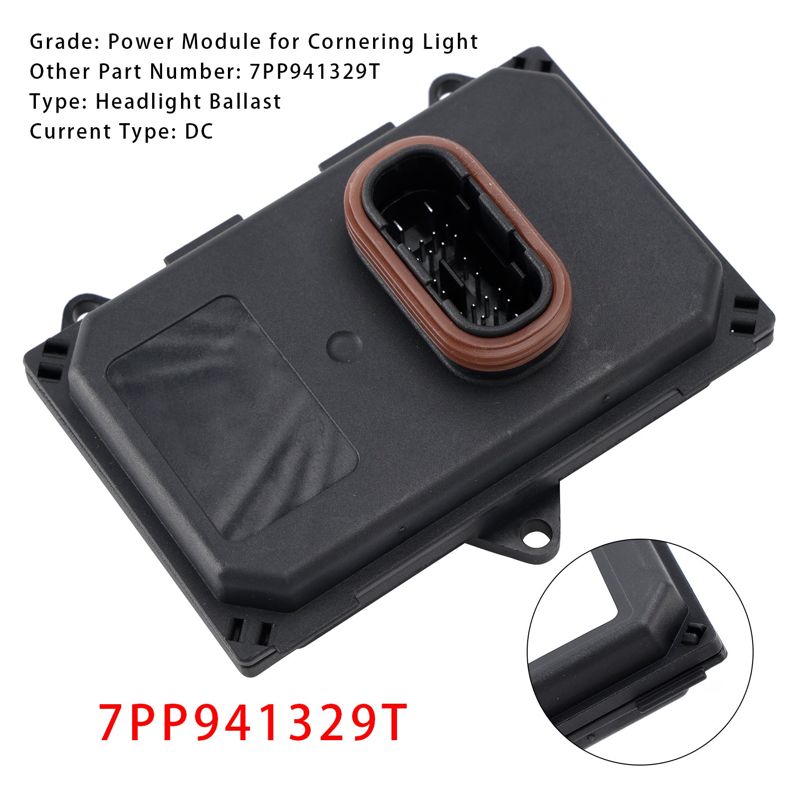 Porsche Cayenne E2 92A LED Headlight Control Unit 7PP941329T