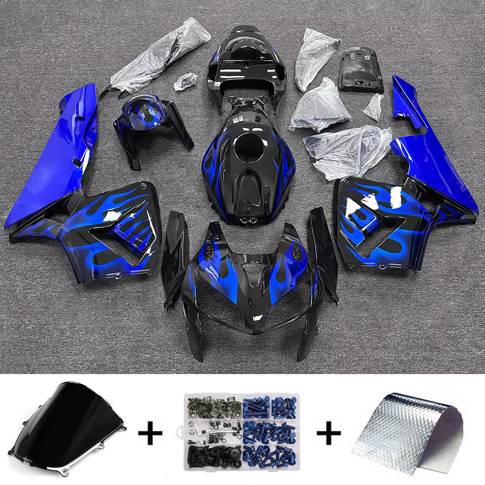 Injection Fairing Kit Bodywork Plastic ABS For Honda CBR600RR 2005-2006 F5