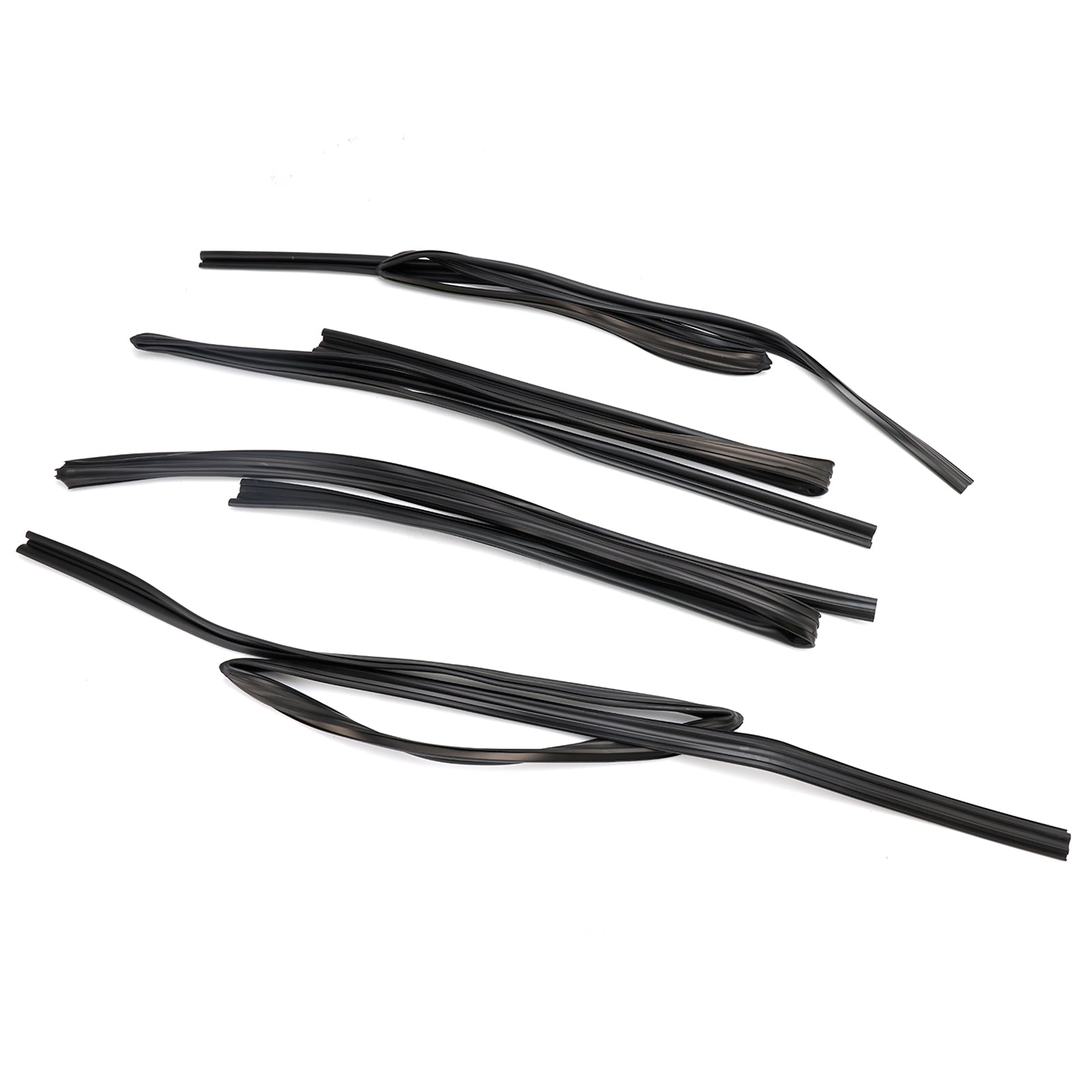 1991-1992 Toyota Land Cruiser&nbsp; Base Sport Utility 4-Door 4.0L 4pcs Door Glass Rubber Seal Moulding