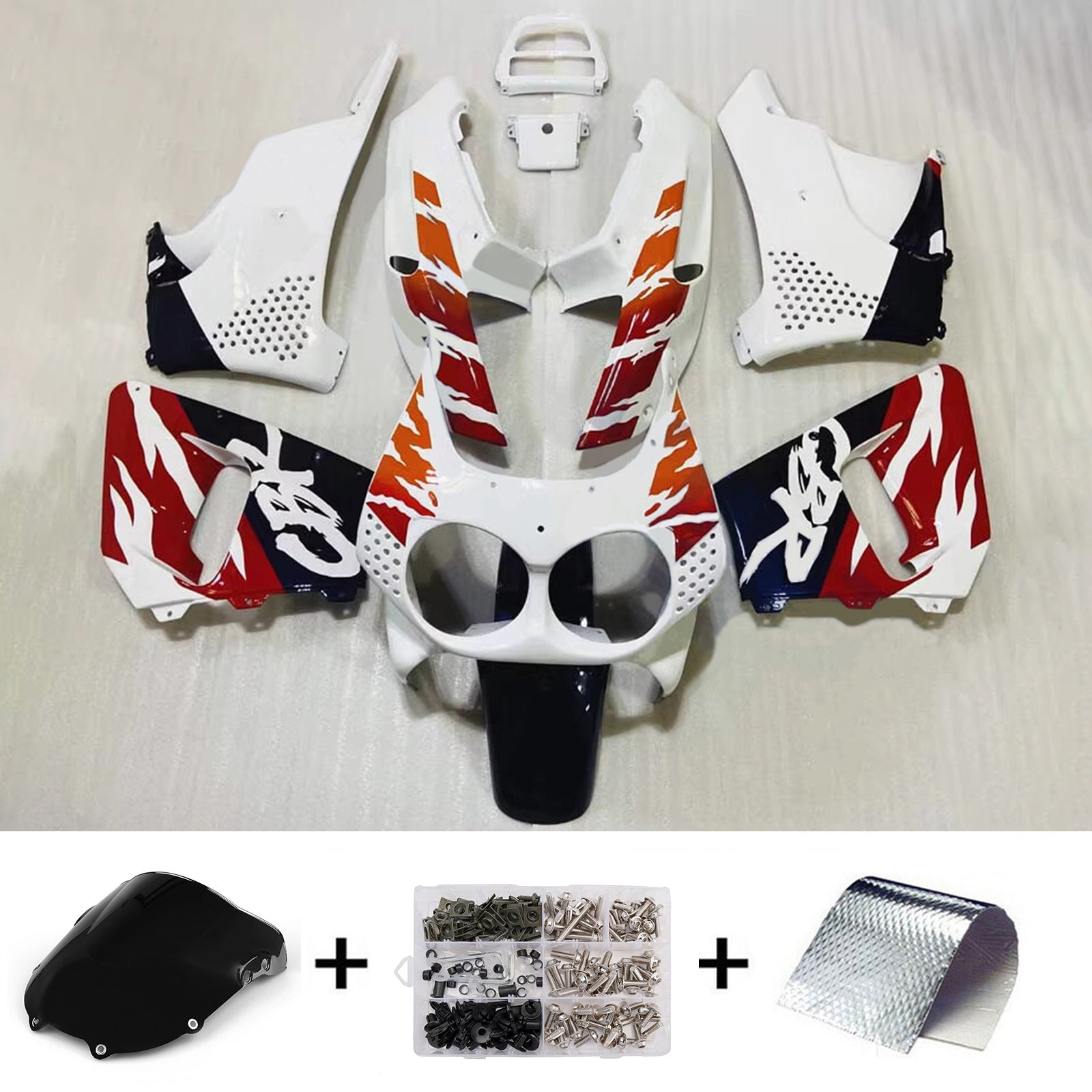 Injection Fairing Kit Bodywork Plastic ABS For Honda CBR900RR 893 1992-1993
