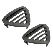 2PCS Upper Dash AC Heat Air Vent Black for Ford Thunderbird 2002 XW4Z19E630AAD