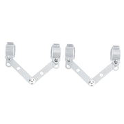 28mm-41mm Fork Chrome Headlight Mount Bracket Motorcycle Headlamp Holder Adapter
