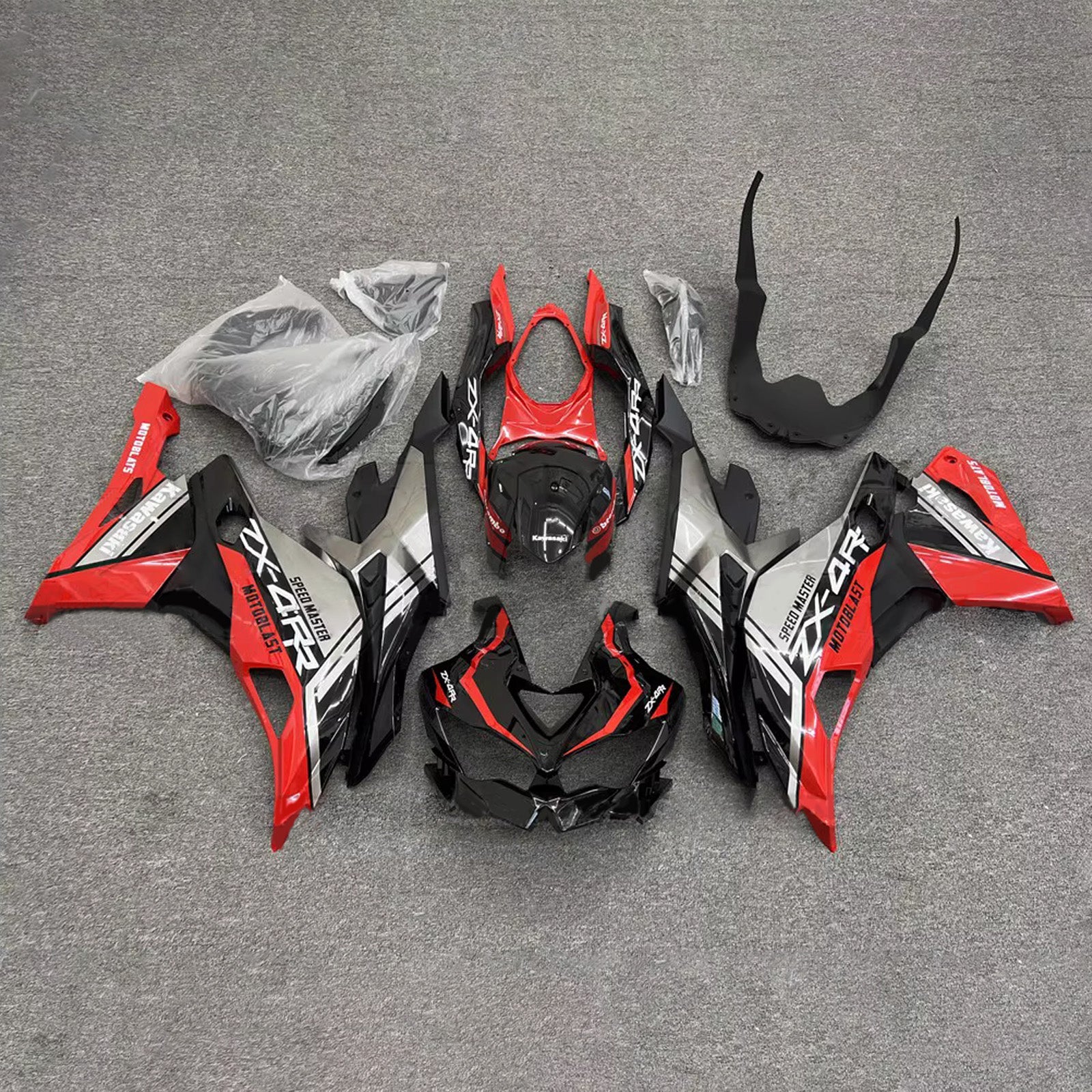 Injection Fairing Kit fit For Kawasaki Ninja ZX-25R ZX-4R ZX-4RR 2019-2025