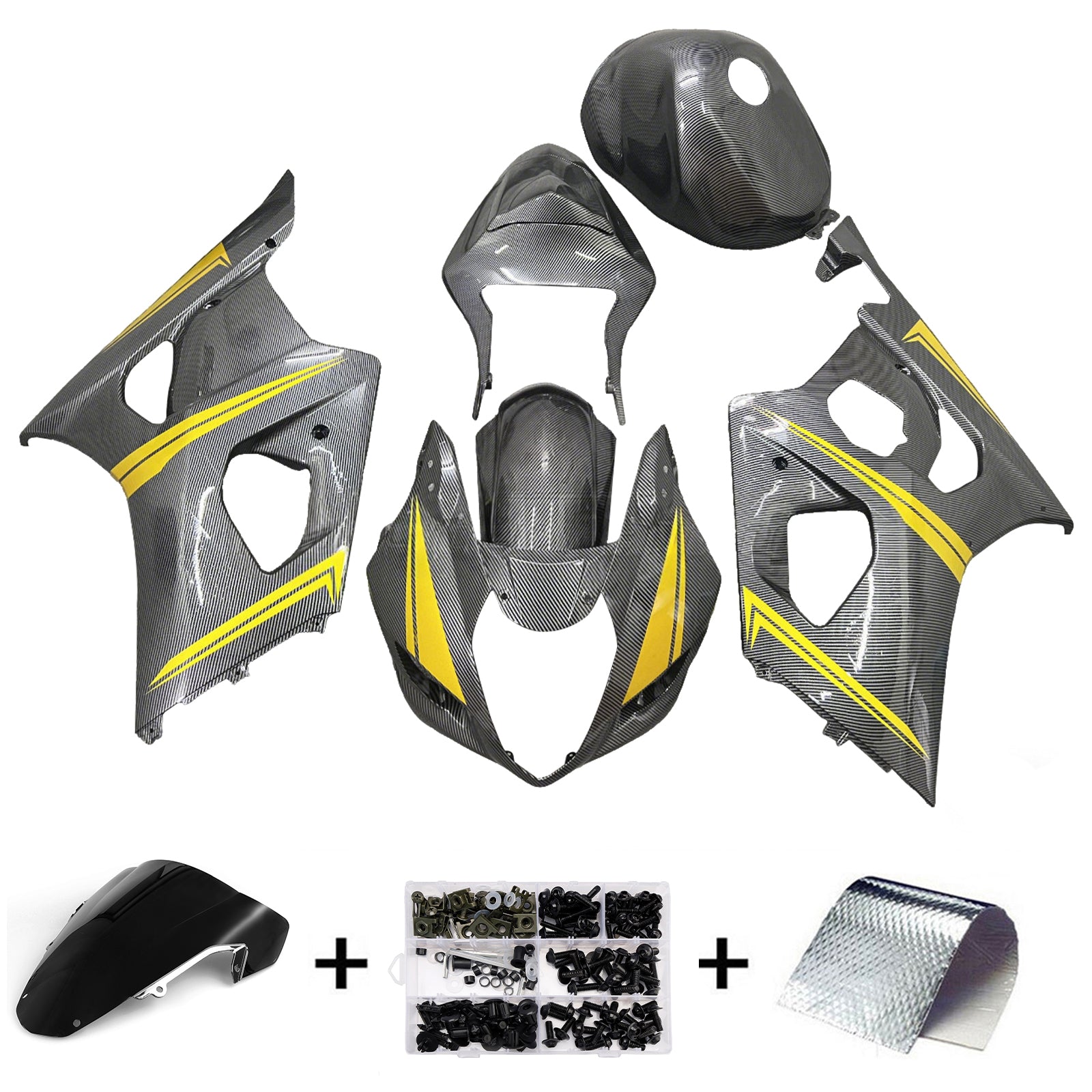 Injection Fairing Kit Bodywork Plastic ABS For Suzuki GSXR1000 2003-2004 K3