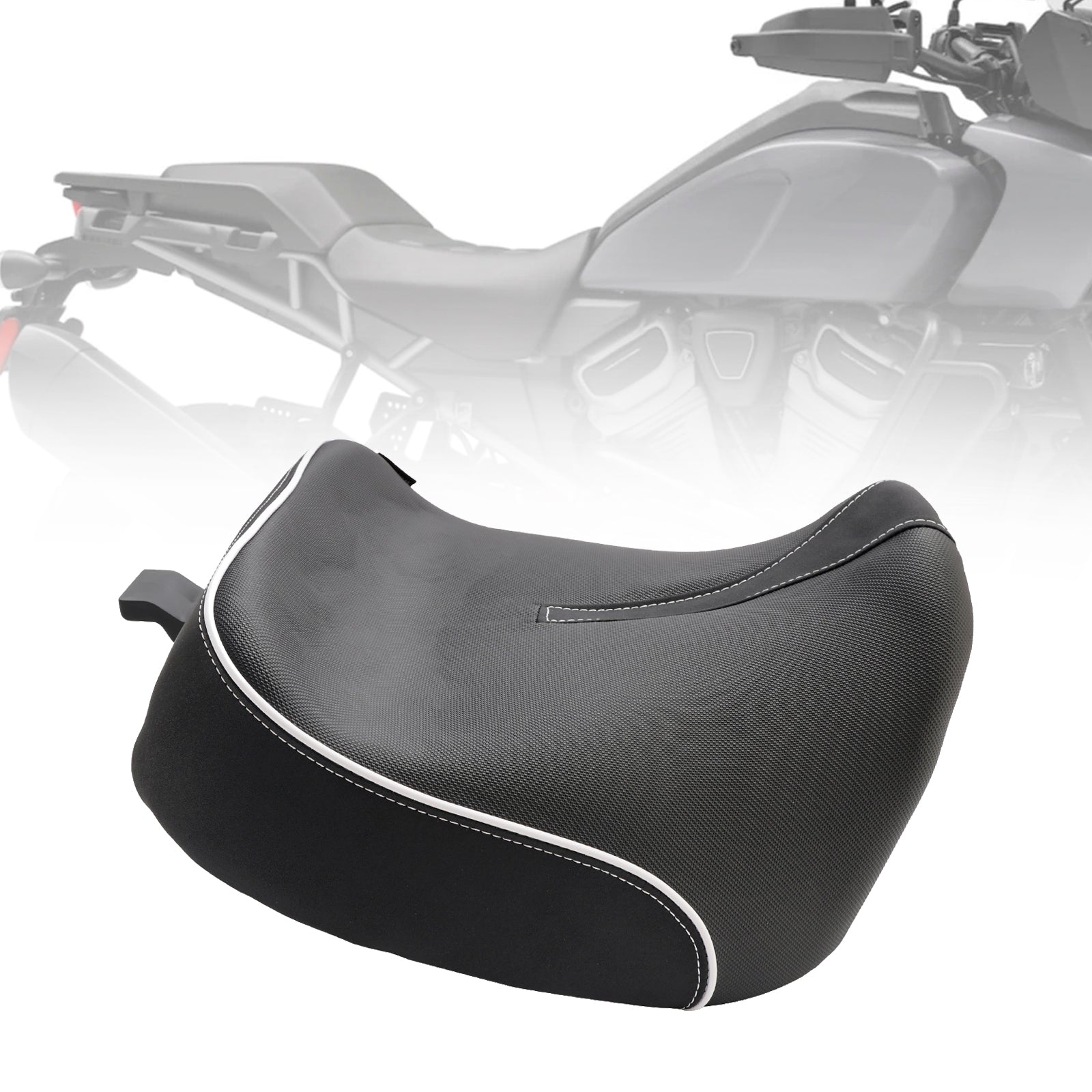 2021-2023 Pan America 1250 Front Driver Raider Seat Pillion Saddle White