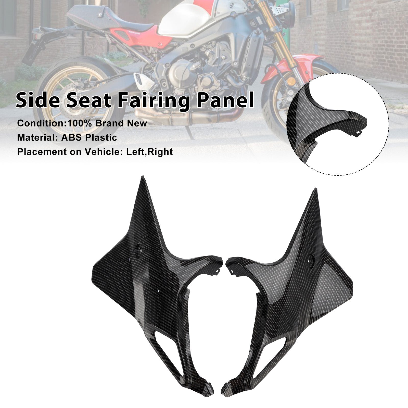 2022-2025 Yamaha XSR 900 XSR900 Side Seat Fairing Panel Cowl