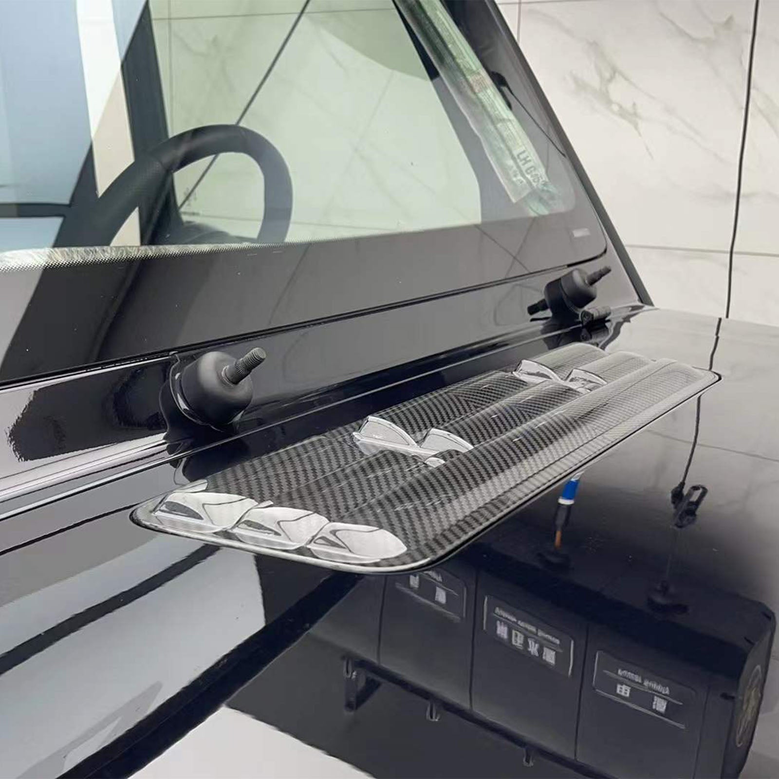 2019-2026 Fit Mercedes Benz G-Class W464 W465 Carbon Fiber Air Intake Grille Vent Cover