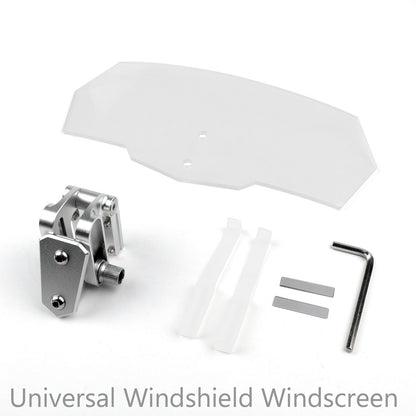 Universal Honda Yamaha Adjustablendshield Extension Deflector