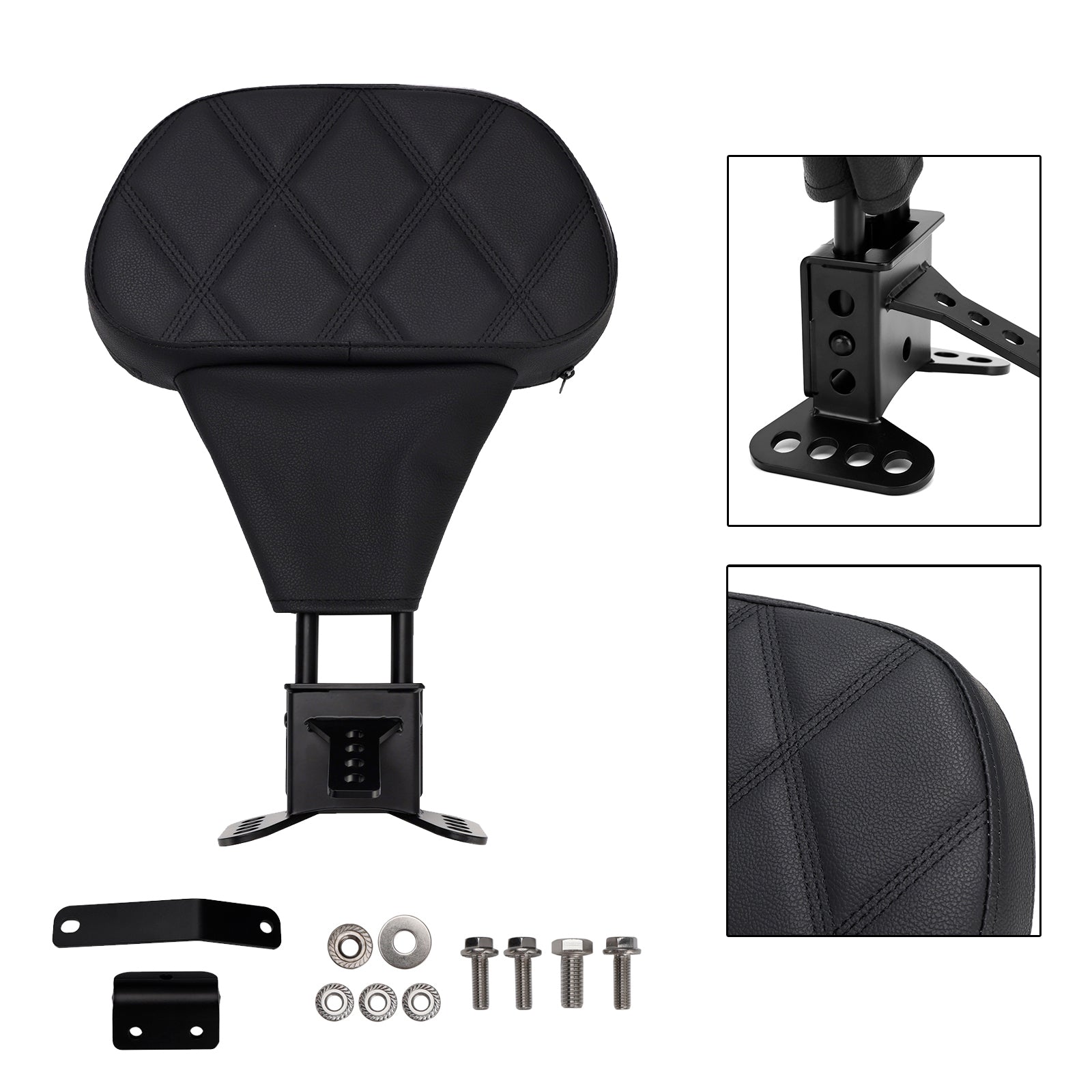Driver Backrest pad fit for Street Electra Road Glide Road King Tri Glide 09-25
