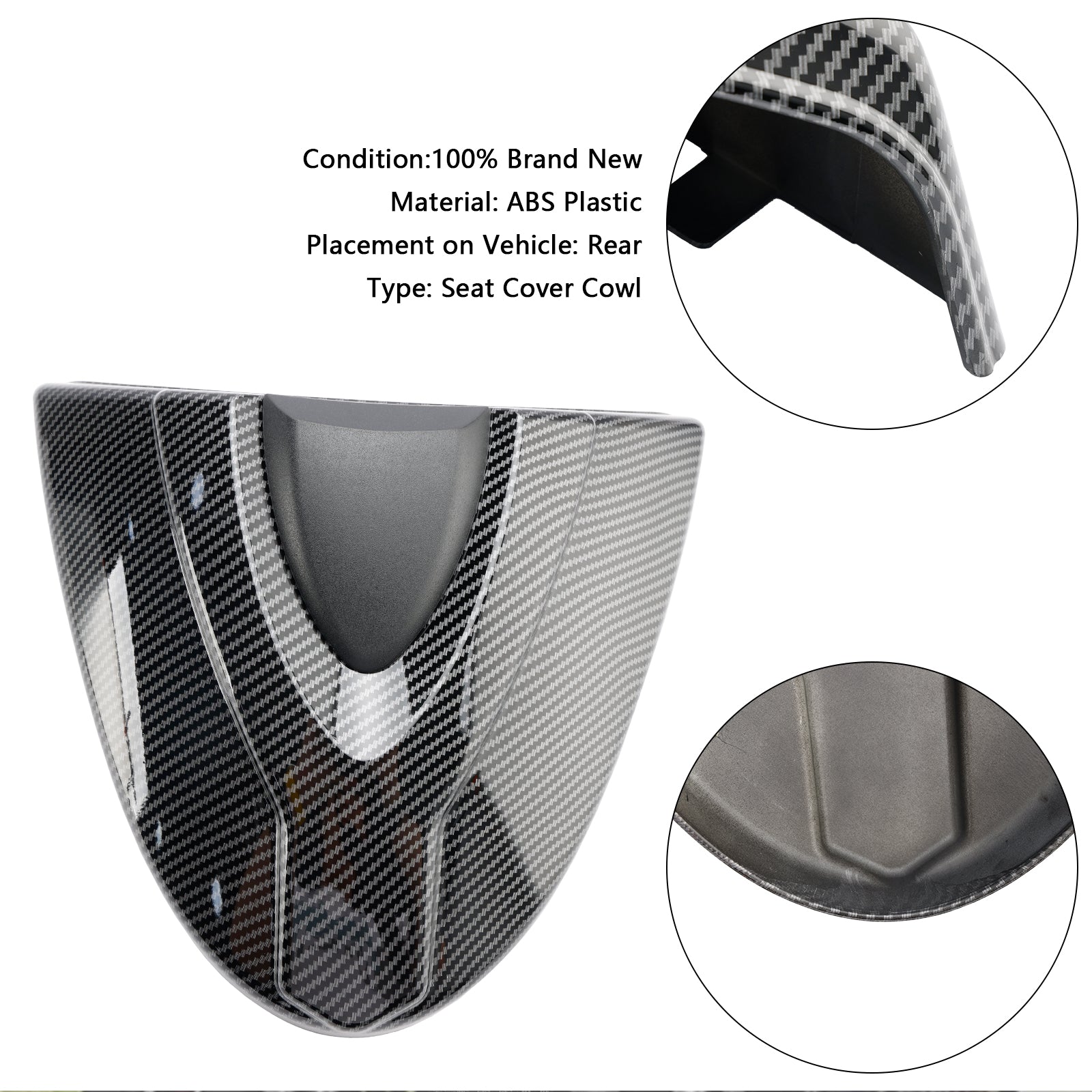 2021-2024 Trident 660 Tail Rear Seat Cover Fairing Cowl