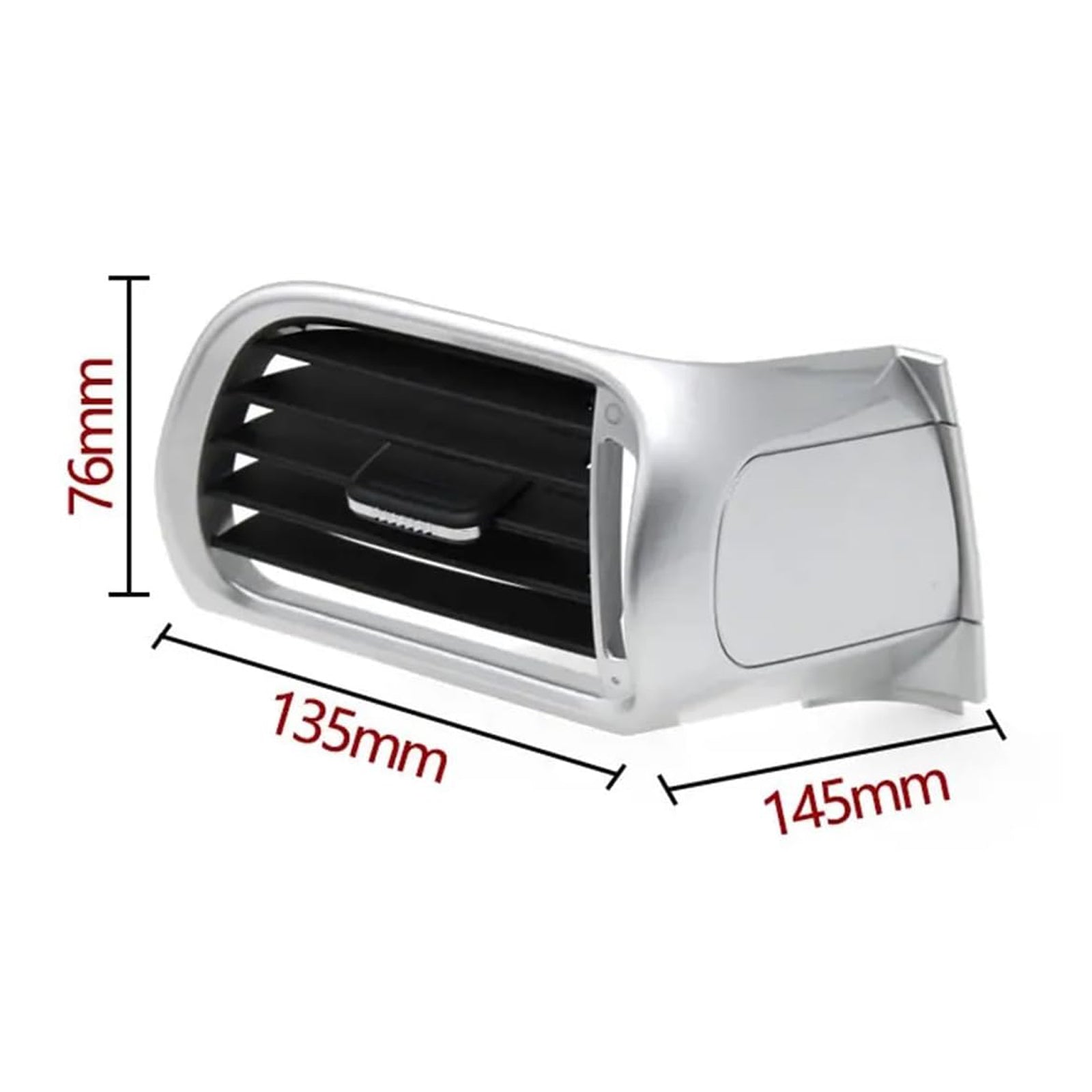 2004-2012 Porsche GT2 GT3 997 Front Right AC Vent Cover Silver 99755213205 99755213206