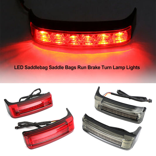 14-21 Touring Generic LED Saddlebag Saddle Bags Run Brake Turn Lamp Lights For