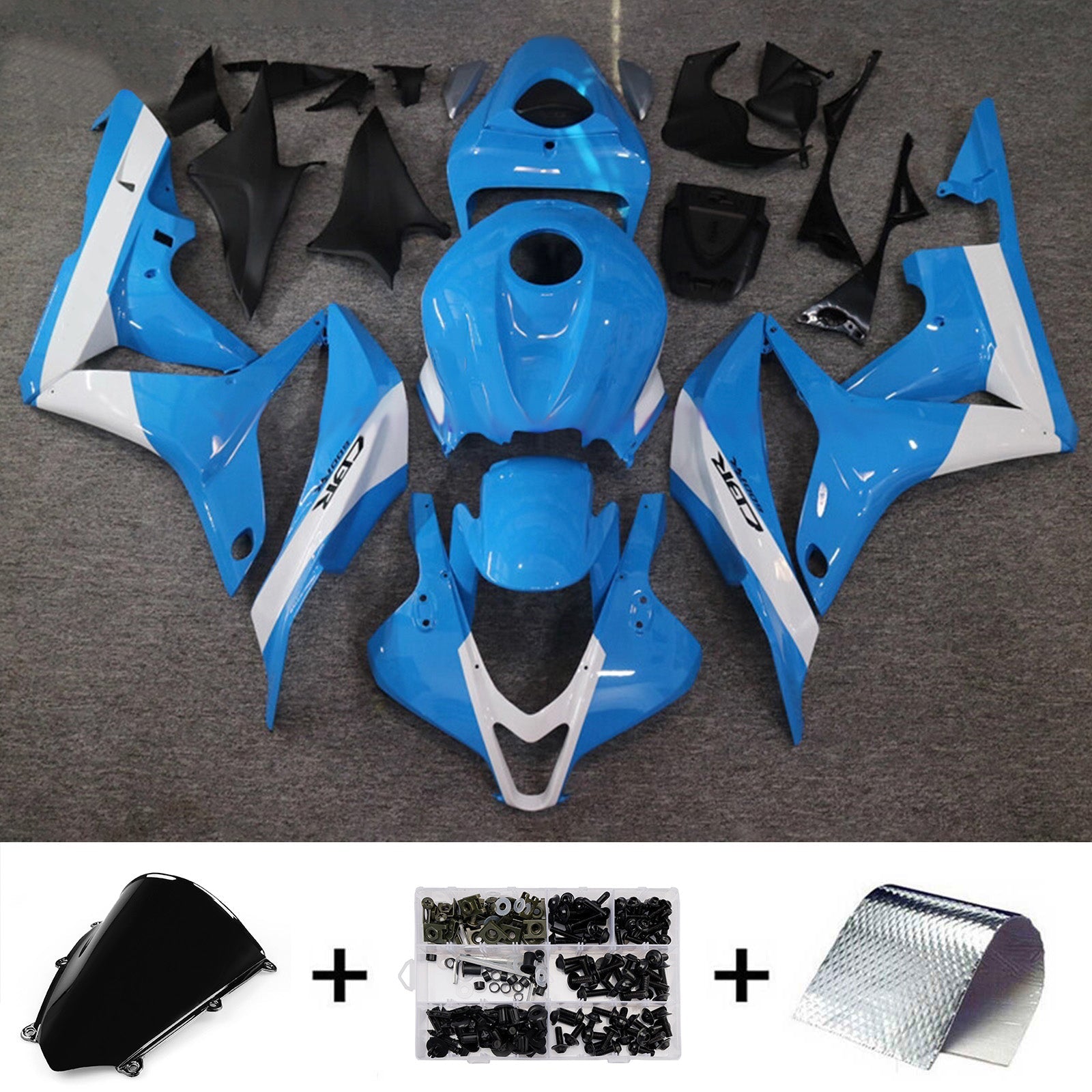 Injection Fairing Kit Bodywork Plastic ABS For Honda CBR600RR 2007-2008 F5