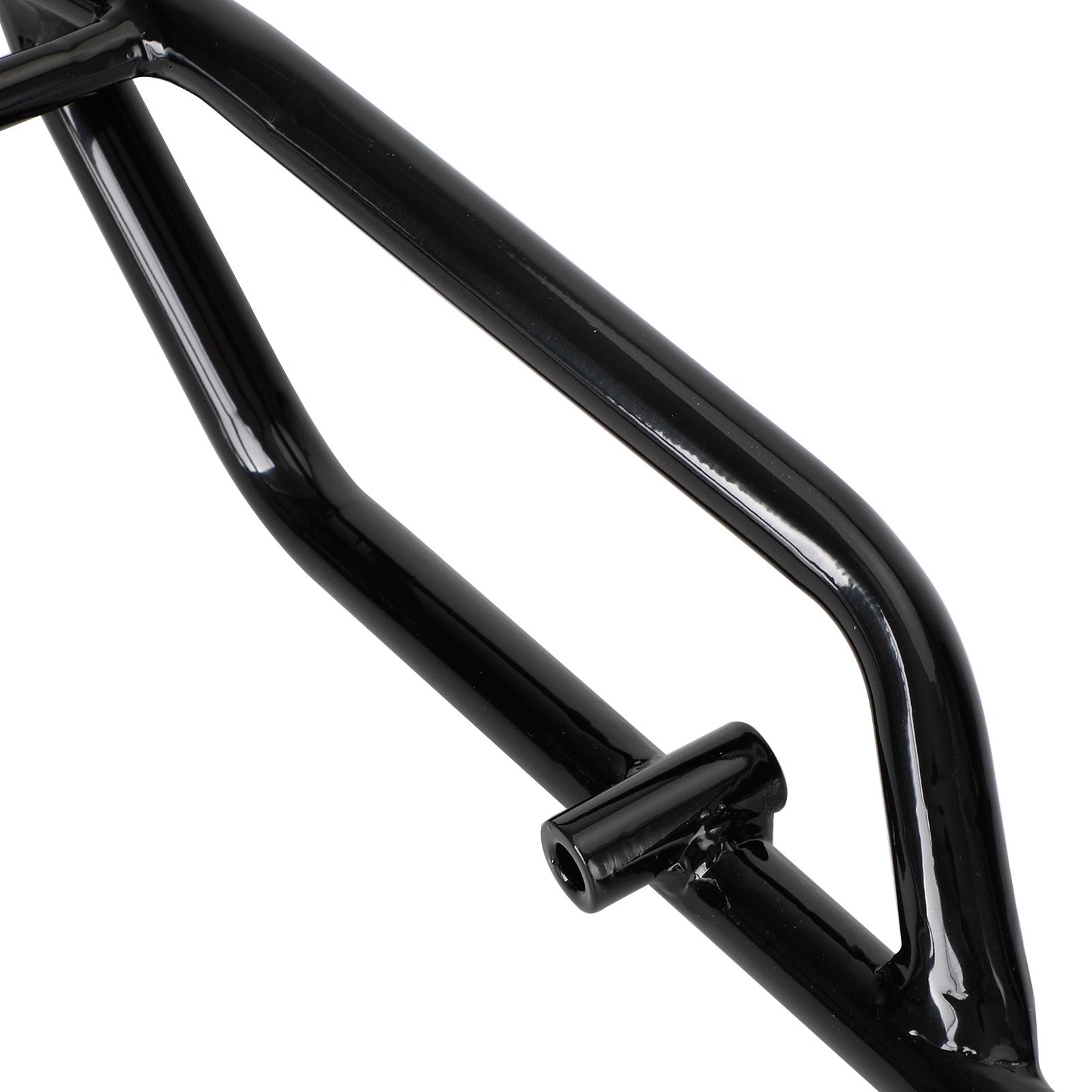 BRIGHT BLACK REAR CARRIER LUGGAGE RACK FOR METEOR 350 2021-2022