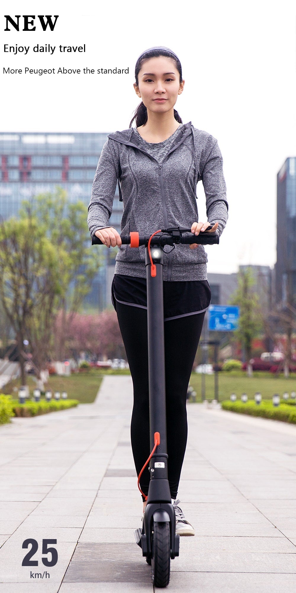 45KM 10" Folding Electric Scooter 350W Range For Adult City Commute