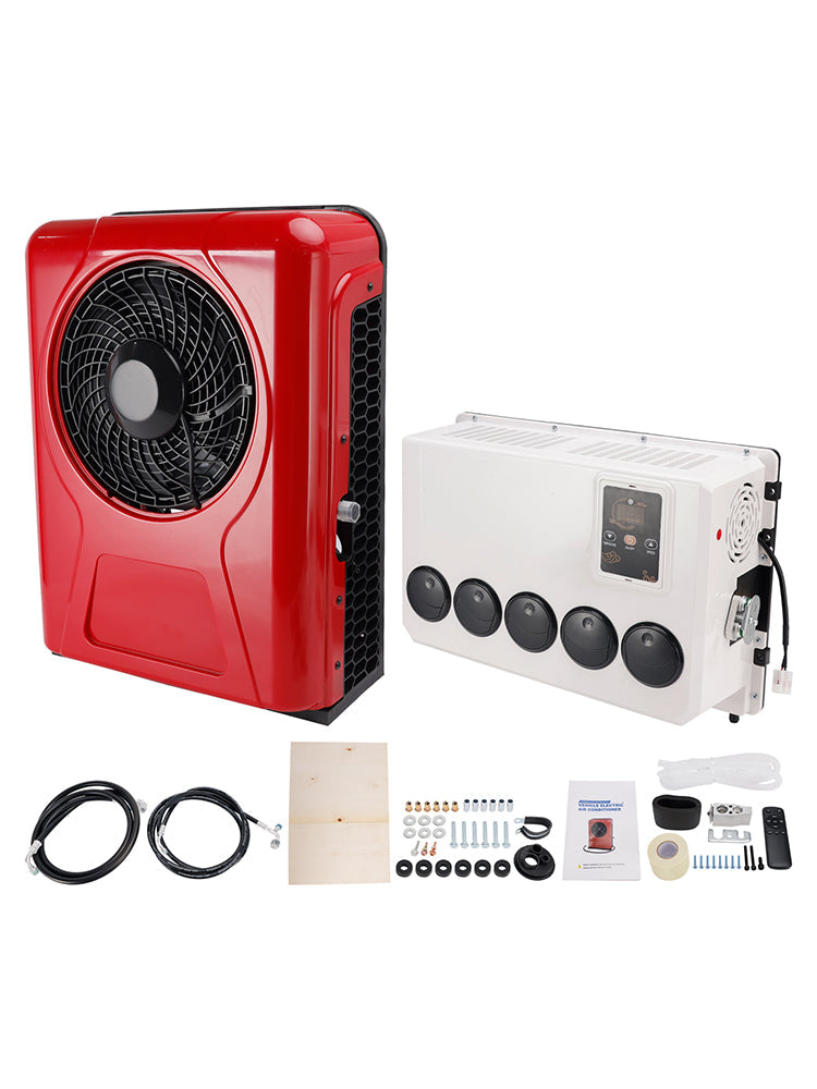 24V RV Air Conditioner 13000btu Truck Split AC For Camping Trucks RVs Trailers