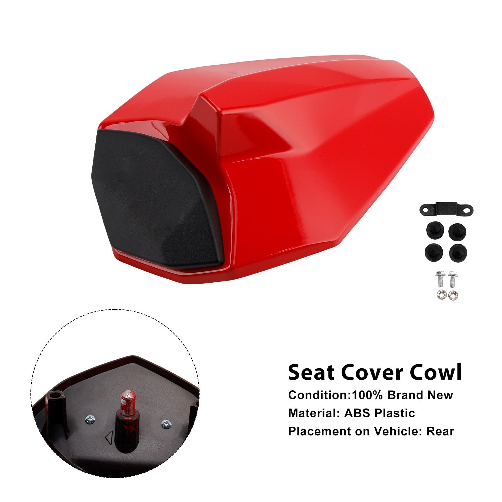 Racing Tail Rear Seat Fairing Cowl for Kawasaki ZX25R ZX4R ZX4RR 2020-2025