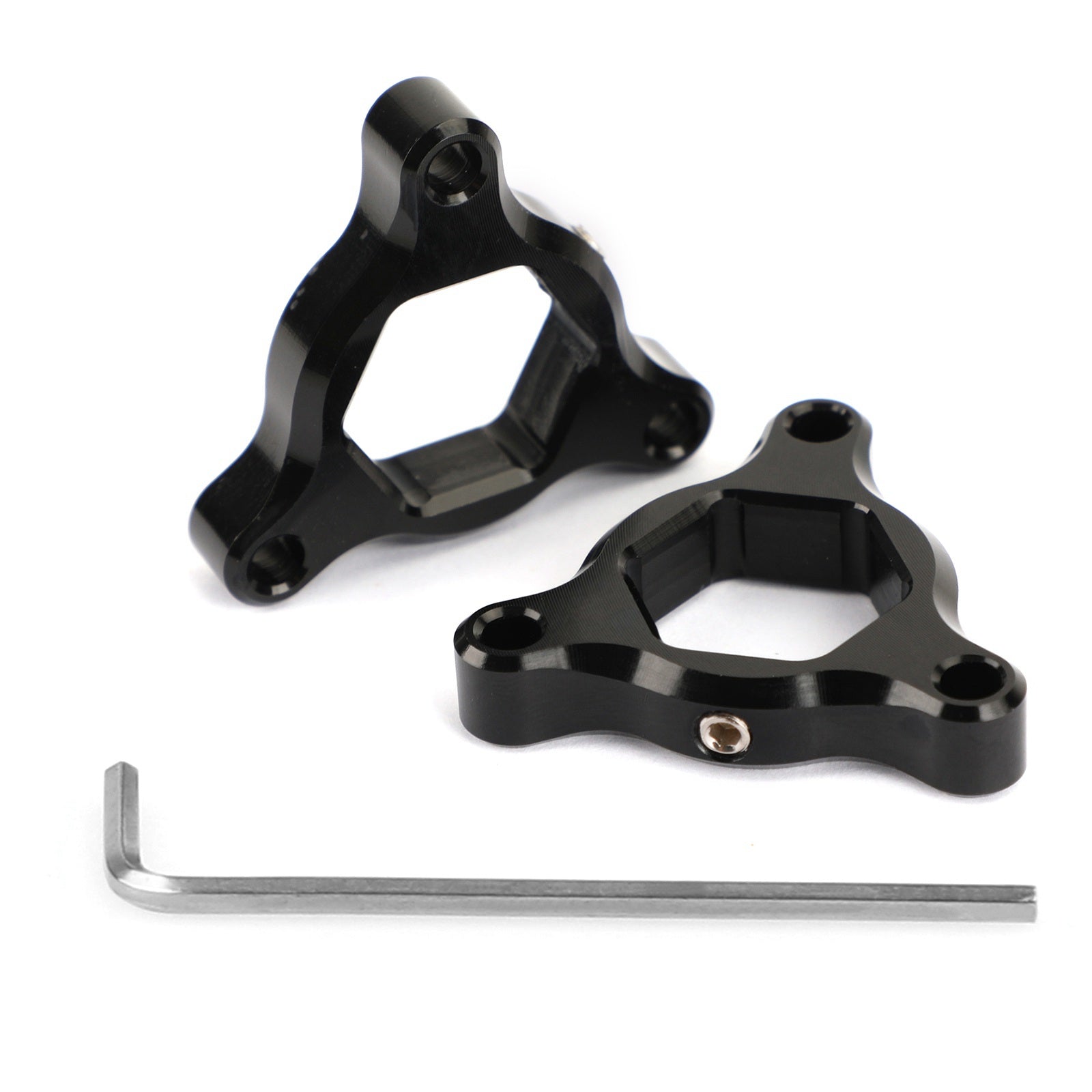 Yamaha FZS 600 1000 Fazer TDM850 TRX850 17MM FORK PRE ADJUSTERS BLACK Generic