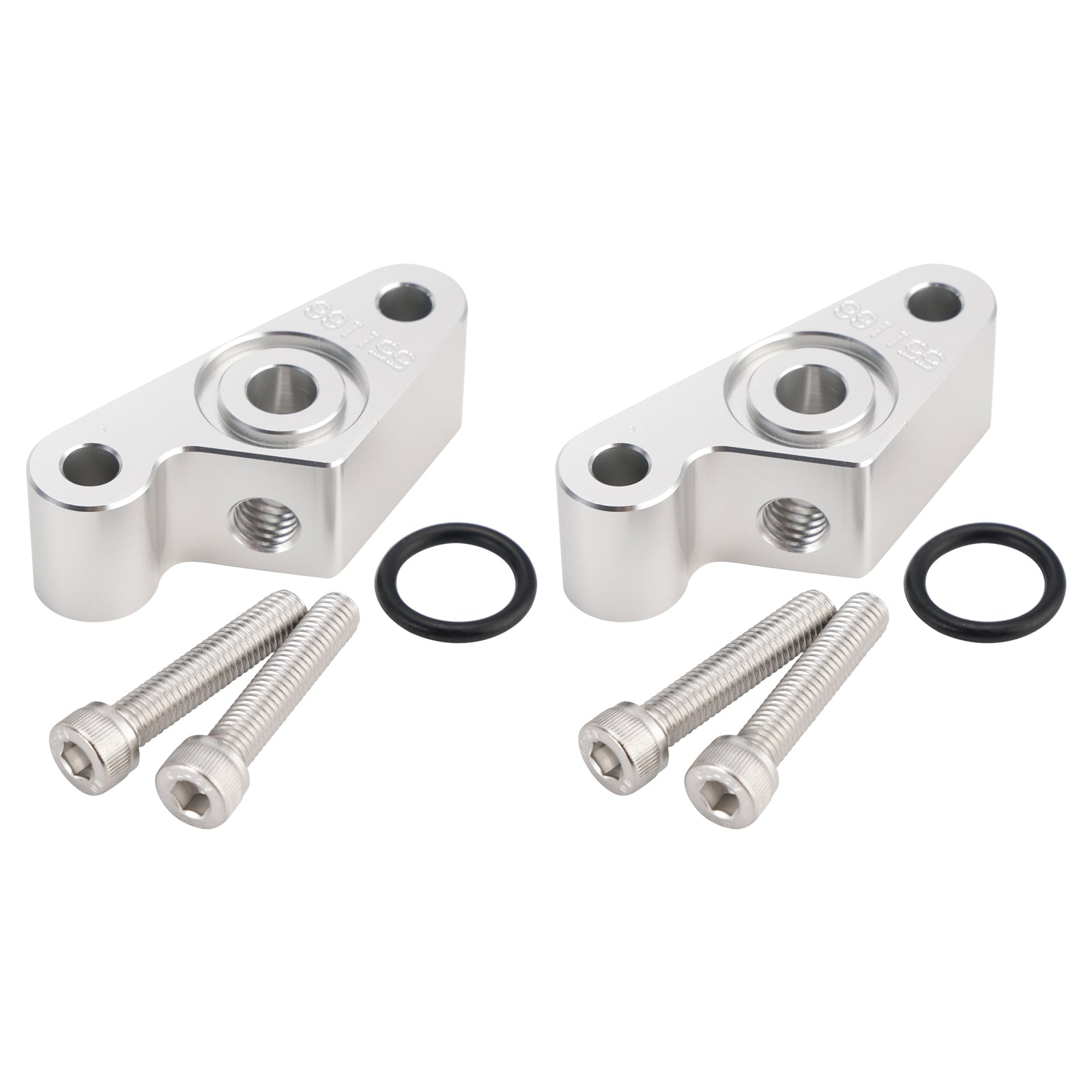 2 Pack Oil Pressure Sensor Adapter Port 551166 For Gen 5 Lt Valley Pan M12-1.75