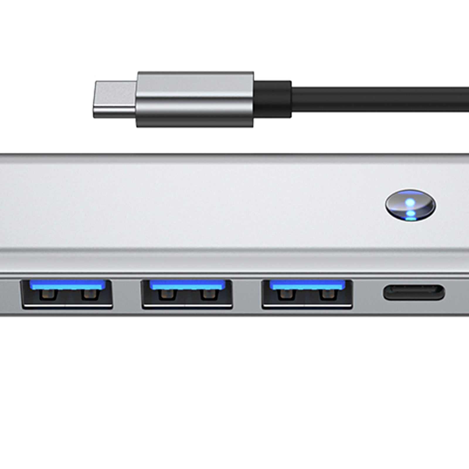 5 in 1 TYPE-C+USB3.0*1+USB2.0*2+HDMI+PD100W Interface Hub Adapter for MacBook