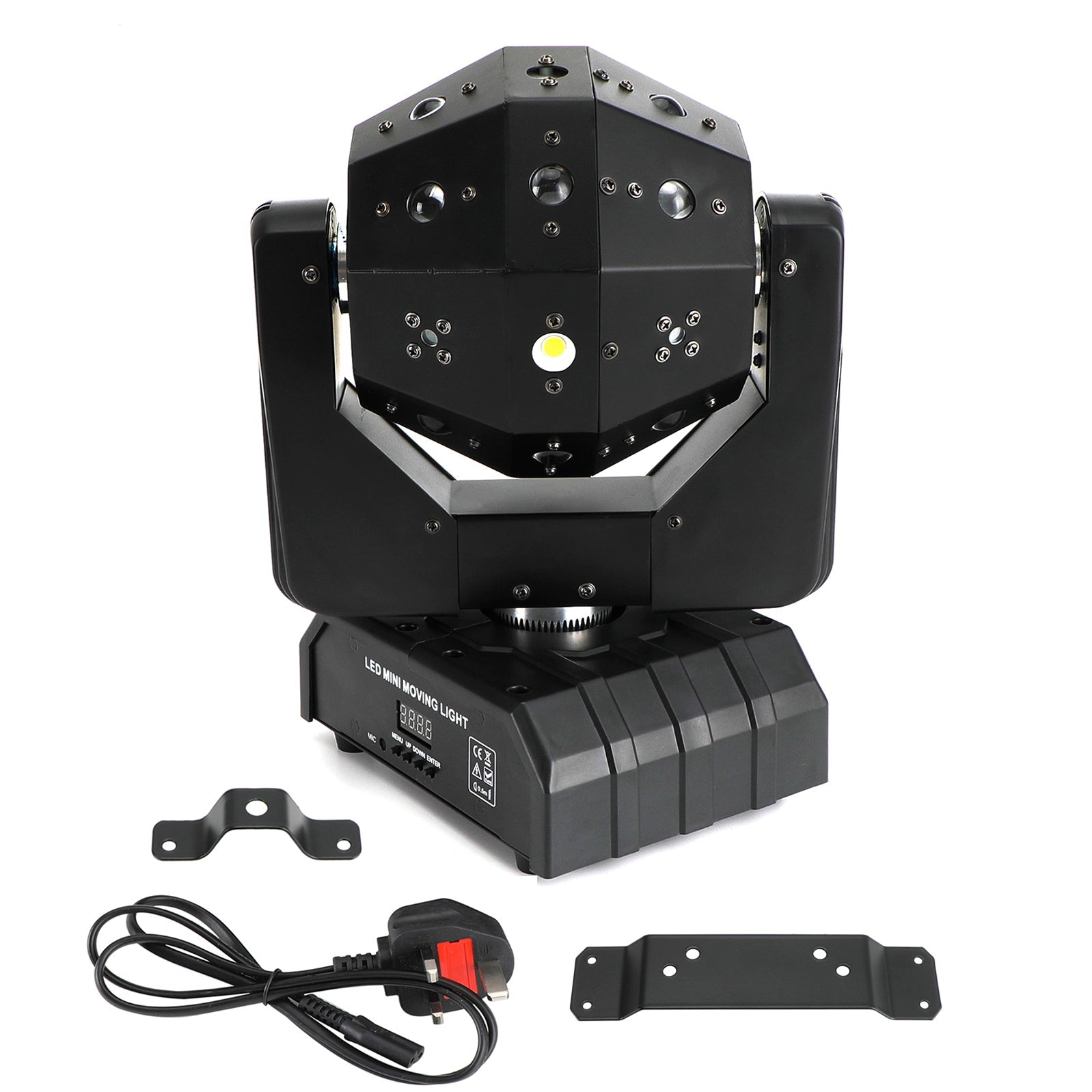 RGBW 3In1 LED Laser Moving Head Stage Light DMX DJ Disco Party Effect Lighting