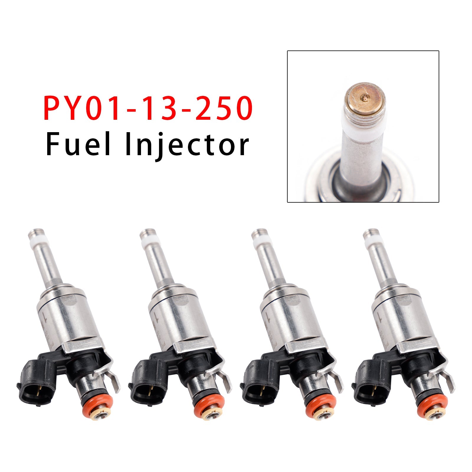 4Pcs Fuel Injector For Mazda 3 6 CX-5 CX-9 2014-2025 2.5L PY01-13-250
