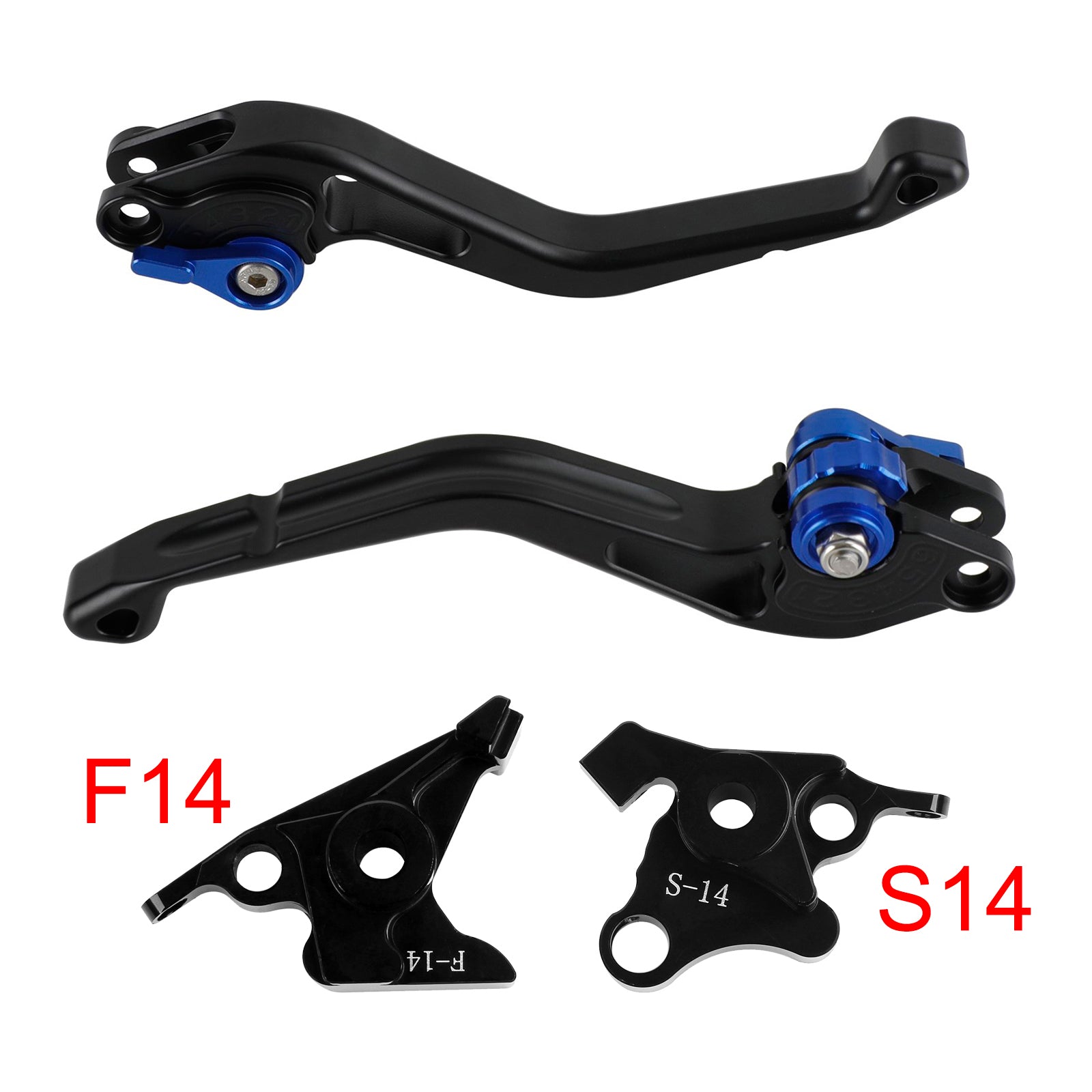 Nuovo Corto Leve Freno Frizione per Suzuki GSF650 GSX1250 GSXR1300 DL1000 Blu