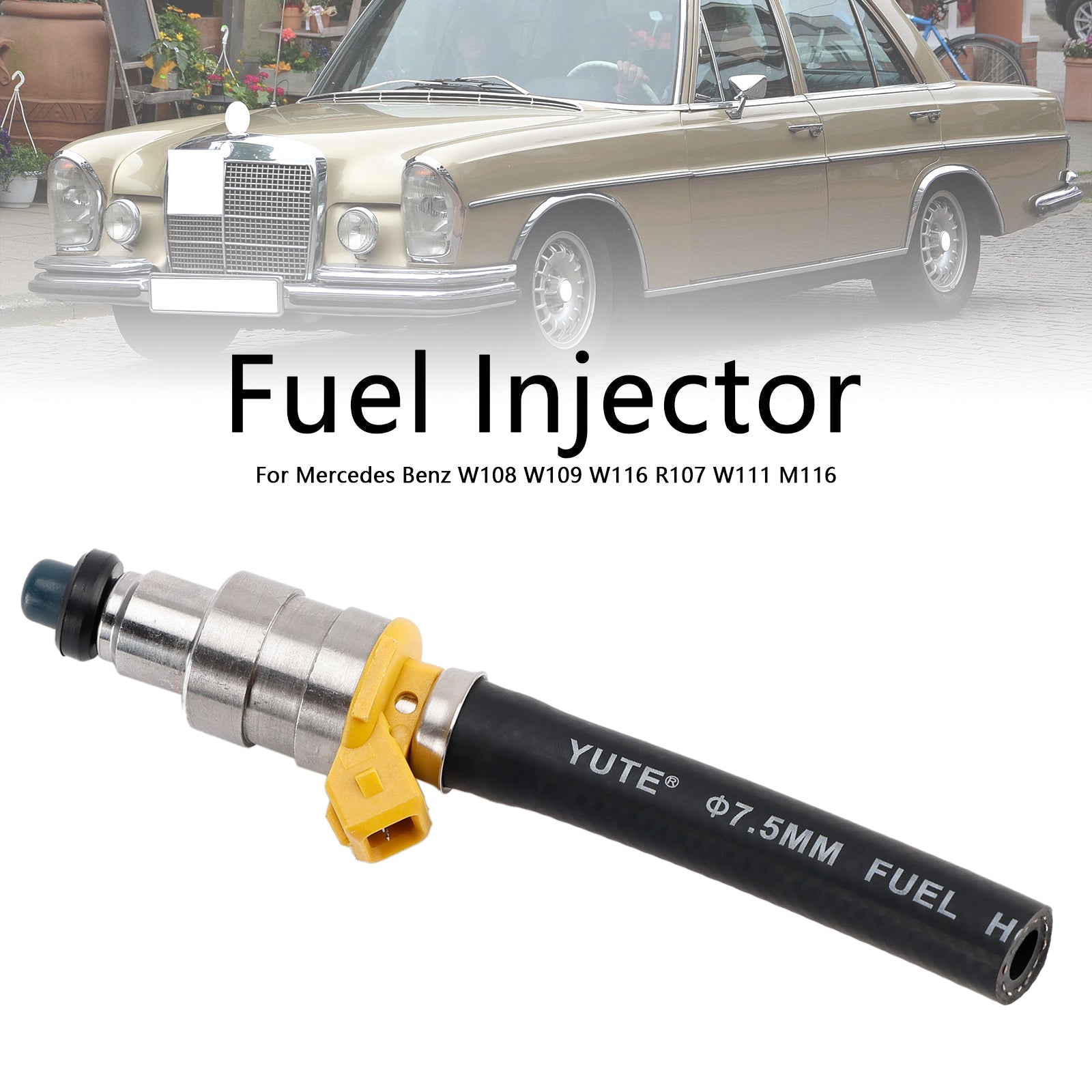 Mercedes W108 W109 W116 R107 W111 M116 1PCS Fuel Injector 0000783123