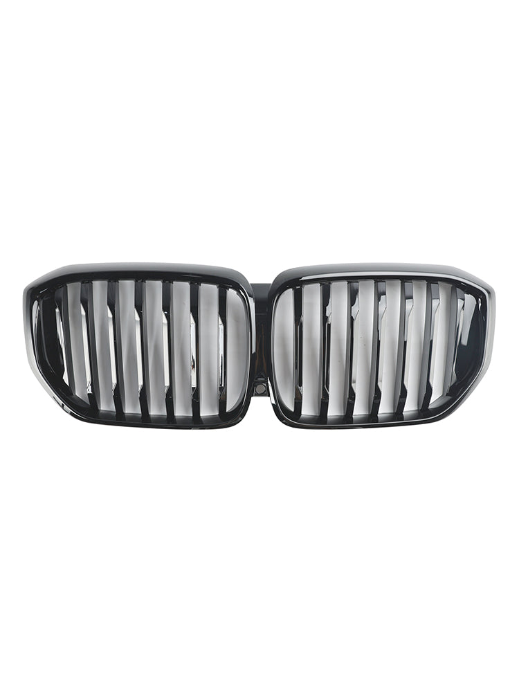 BMW G05 LCI X5 2024+ Single Line Gloss Black Front Bumper Grille Grill
