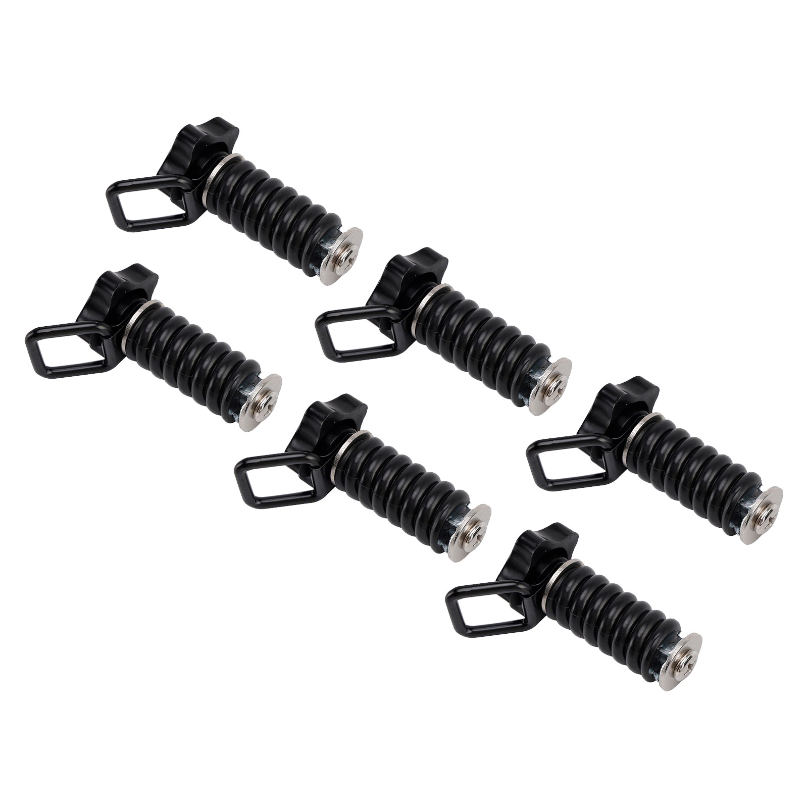 6 Pcs 1 Inch Cargo Anchor Flexible Loop For Polaris Rzr Sportsman Ace 2013-2025