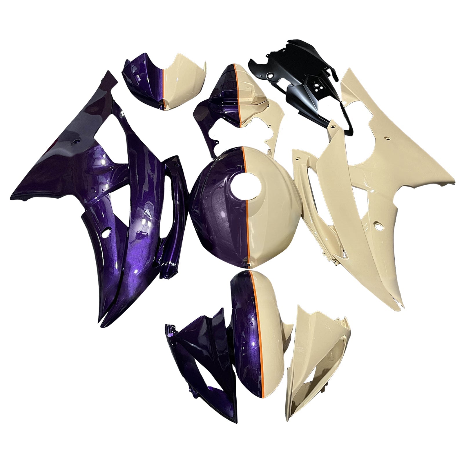 Injection Fairing Kit Bodywork Plastic ABS For Yamaha YZFR6 YZF-R6 2008-2016
