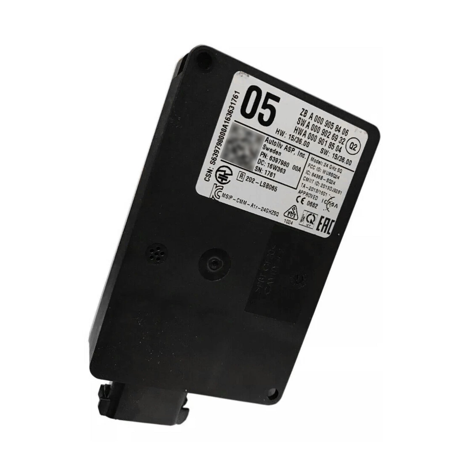 Mercedes Benz BForKLASSE W246 Front Radar Sensor Distronic Control Unit 0009058406