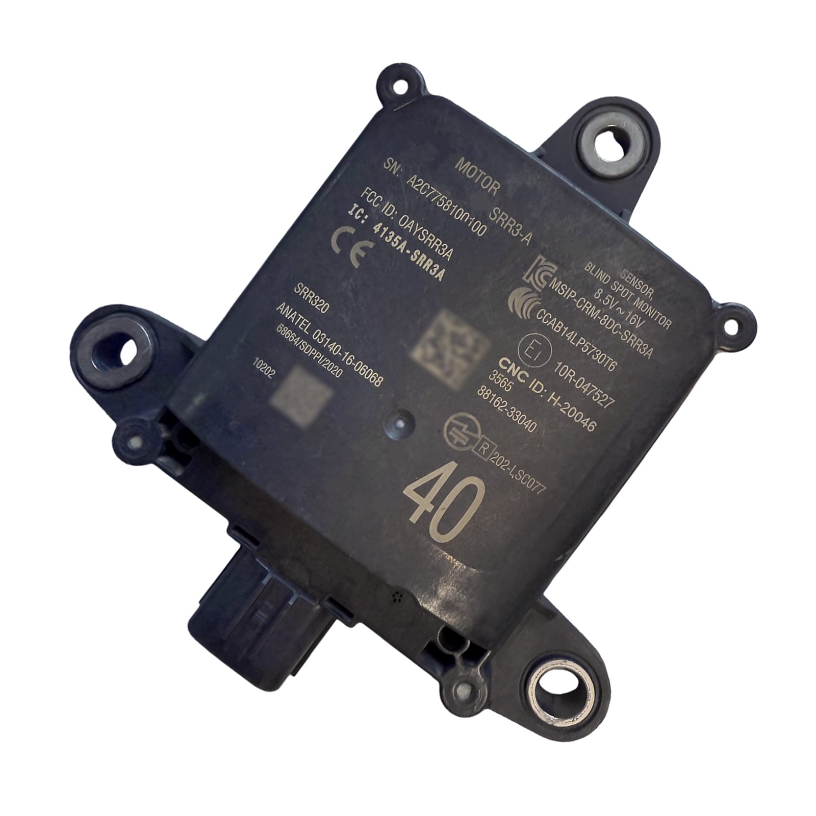 2021 For Lexus ES250 ES300H Z10 A10 H10 Rear Blind Spot Radar Sensor Module 88162-33040
