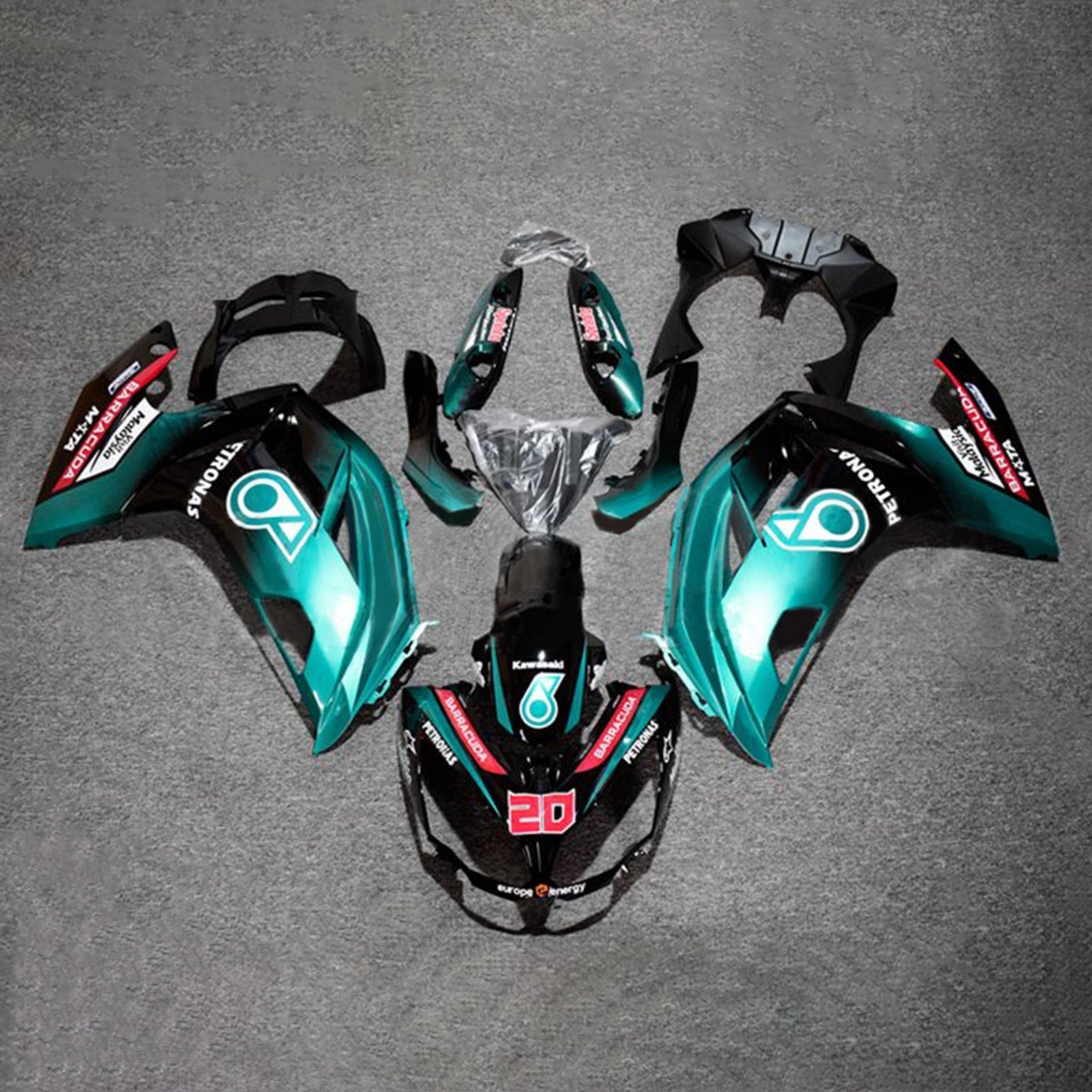 2012-2016 Kawasaki ER6F/Ninja650 Injection Fairing Kit Bodywork Plastic ABS#132