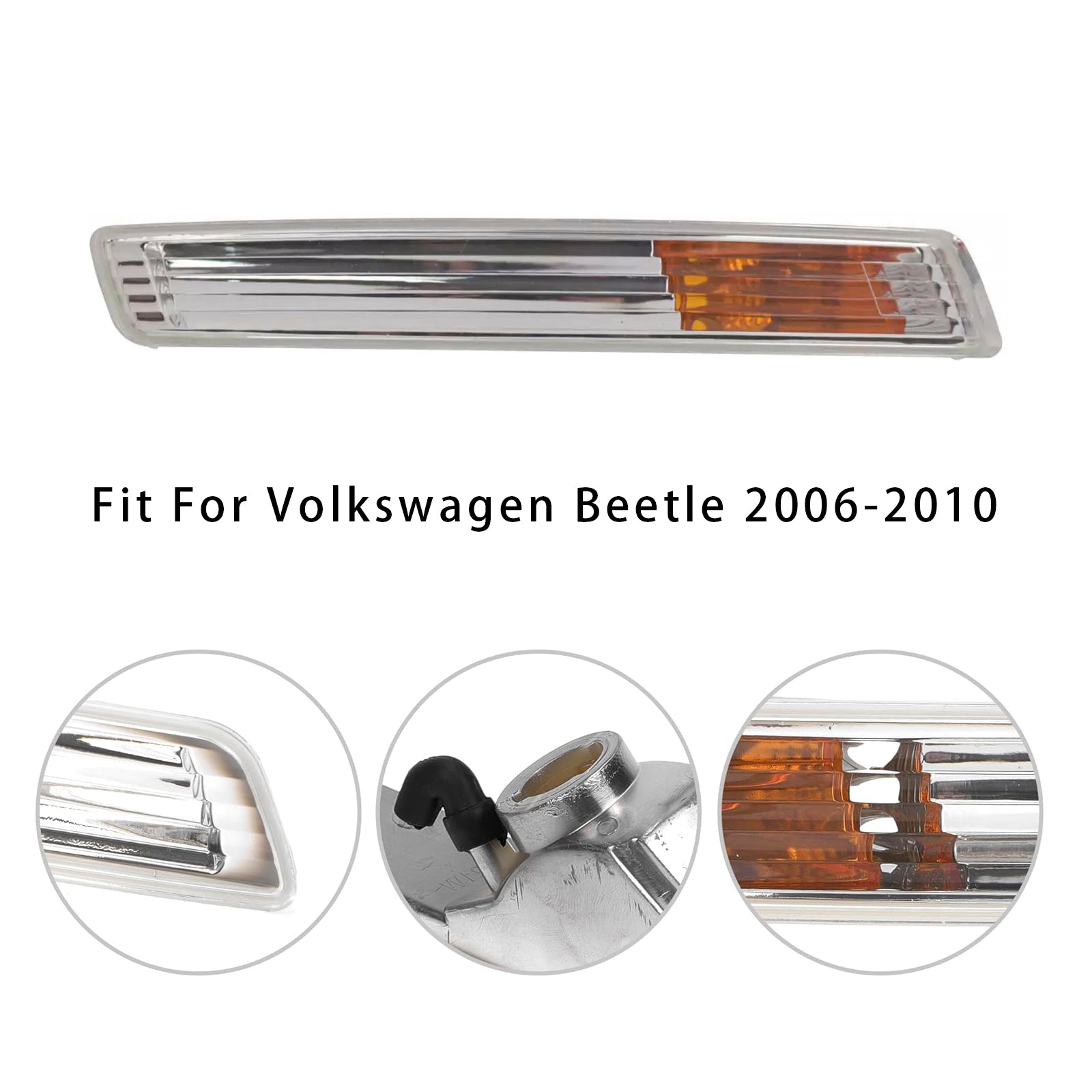 2006-2010 Volkswagen Beetle 1 Pcs Front Bumper Right Turn Signal Light 1C0953042R