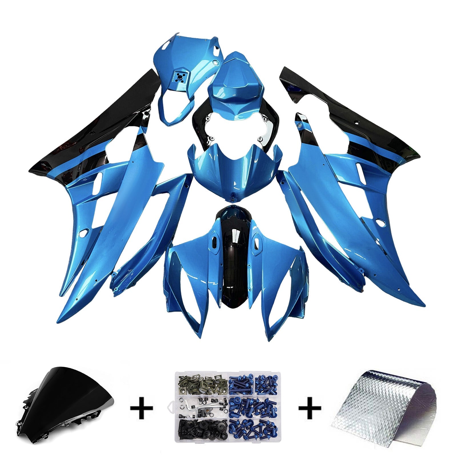Injection Fairing Kit Bodywork Plastic ABS For Yamaha YZFR6 YZF-R6 2006-2007
