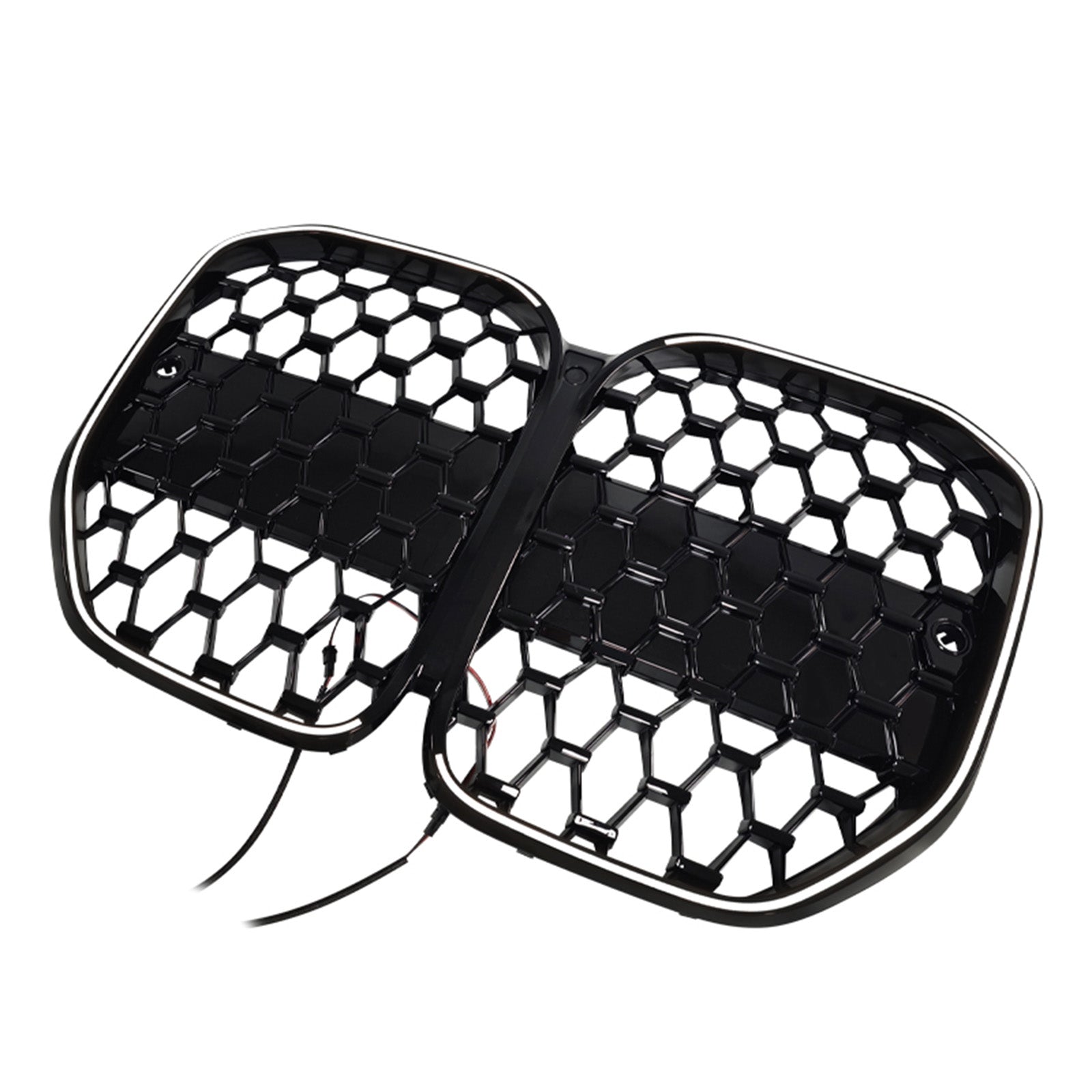 2020-2025 Fit BMW 4 Series G22 G23 G82 W/O ACC Black Front Bumper Grille Grill