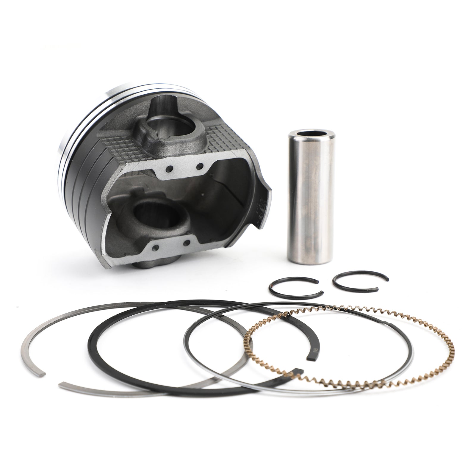 Piston Rings Pin Clips Kit STD 73mm Bore for Suzuki DR250R DRZ250 AN250 90-07