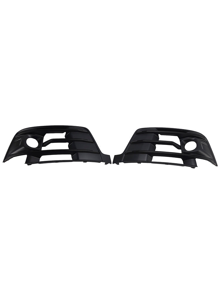 2016-2019 Fit Audi Q7 2PCS Front Bumper Fog Light Grille Cover 4M0807681E